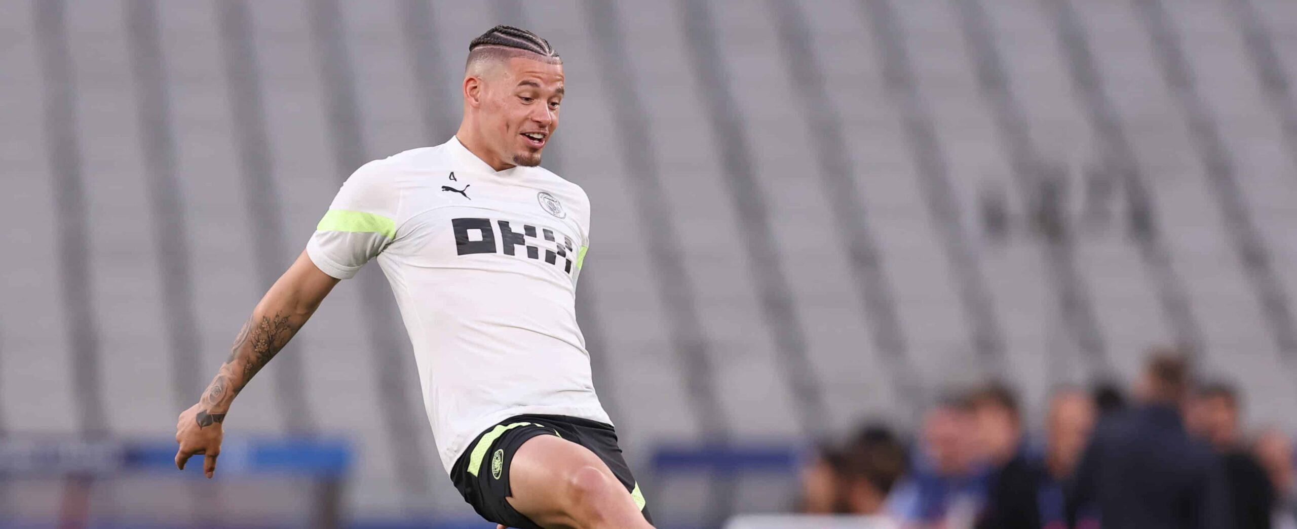 Kalvin Phillips in action for Manchester City