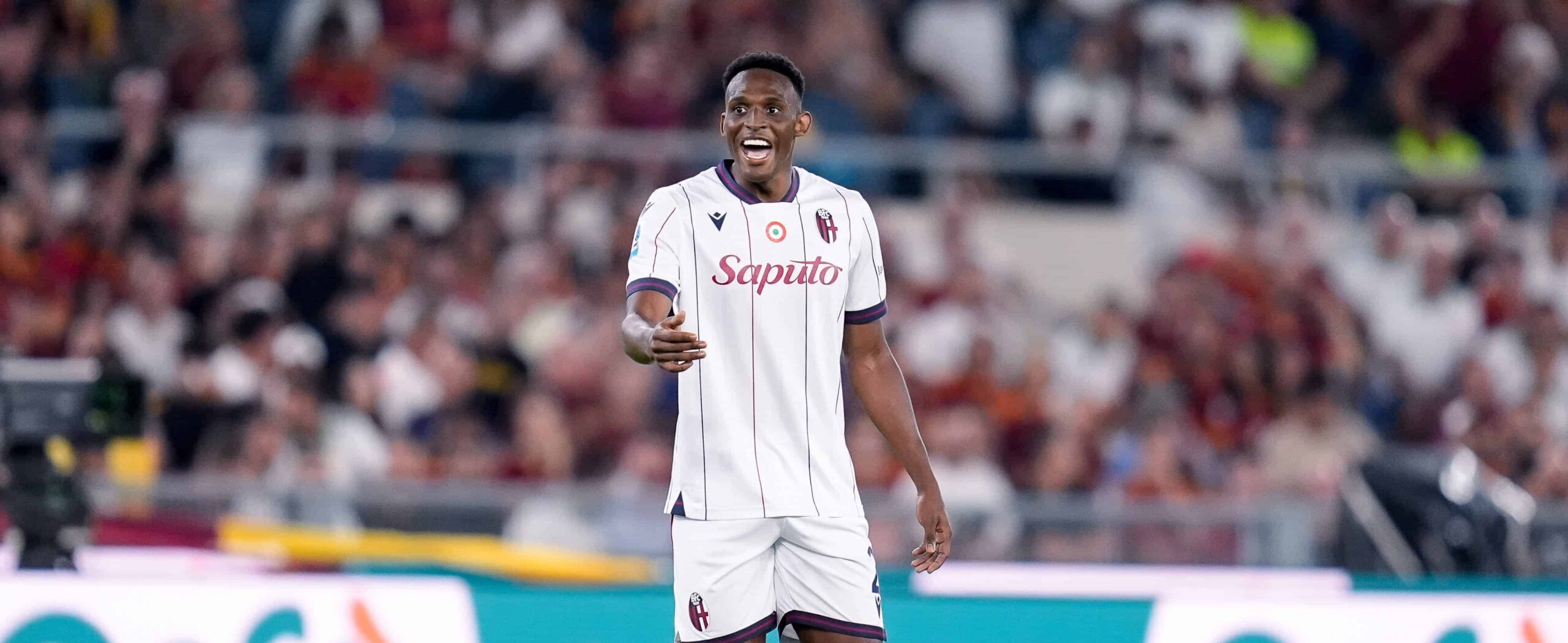 Jhon Lucumi in action for Bologna. Wanted by Sunderland in 2025