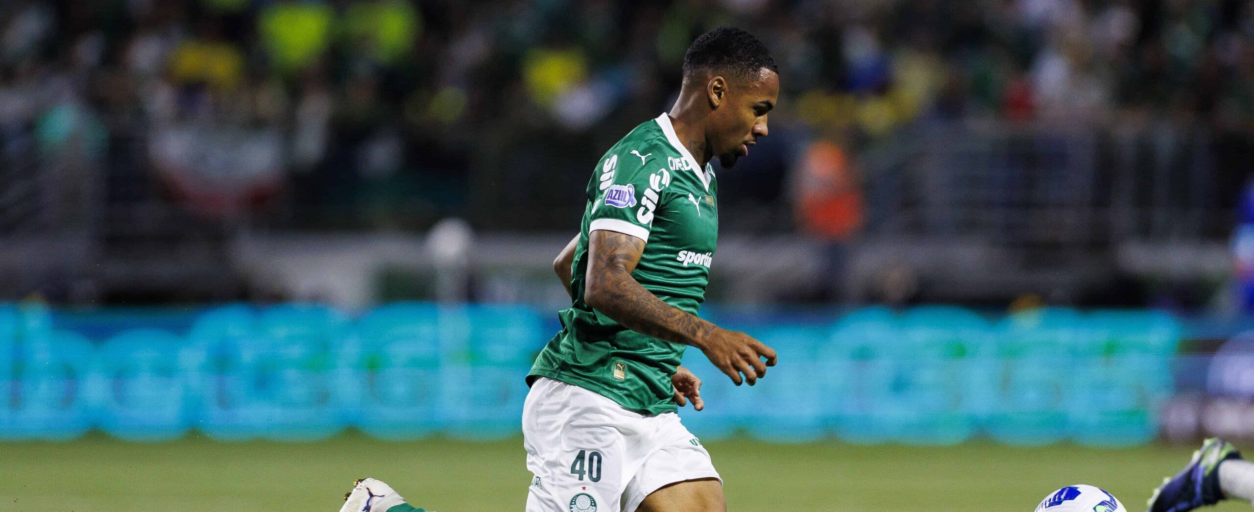 Allan Elias in action for Palmeiras