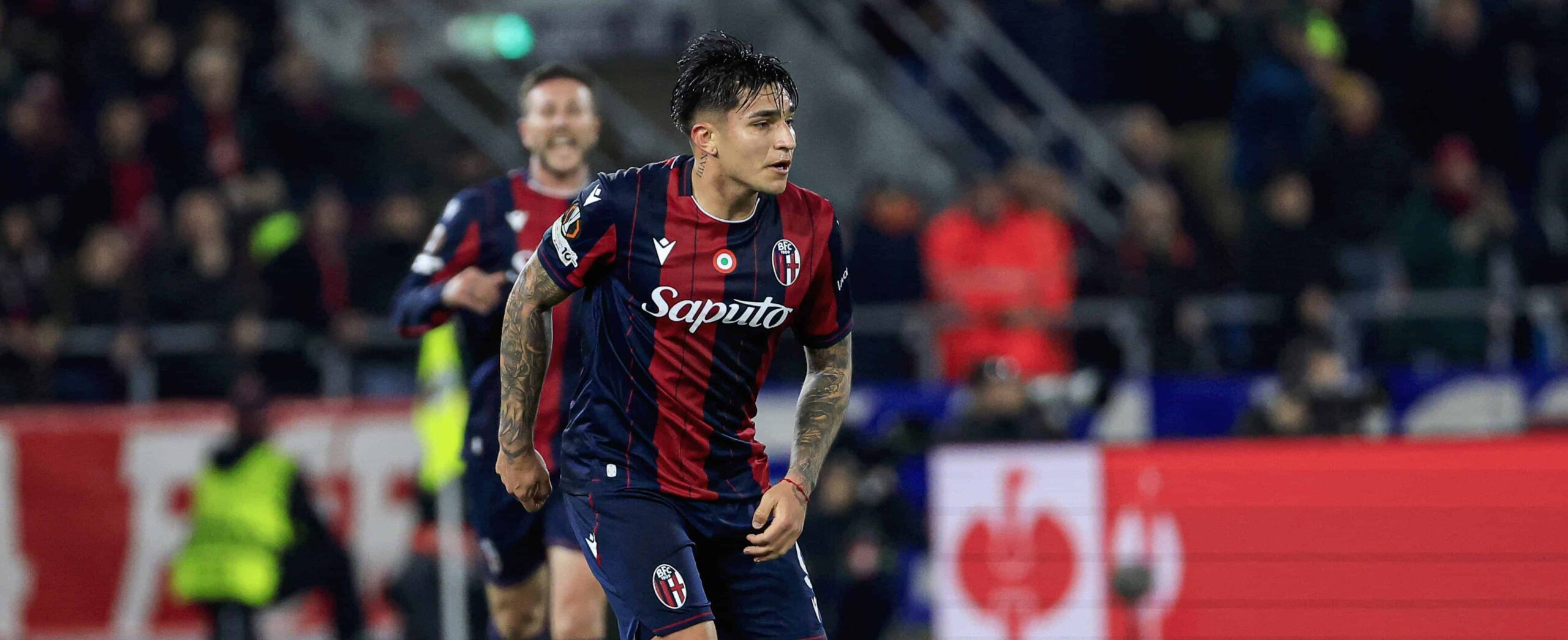 Santiago Castro in action for Bologna in 2026