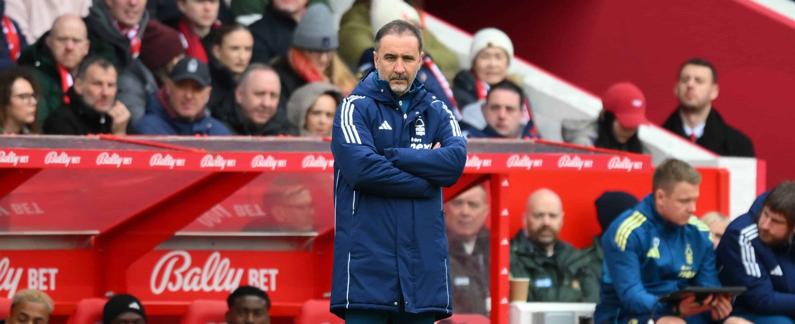 Vitor Pereira in action for Nottingham Forest in 2026