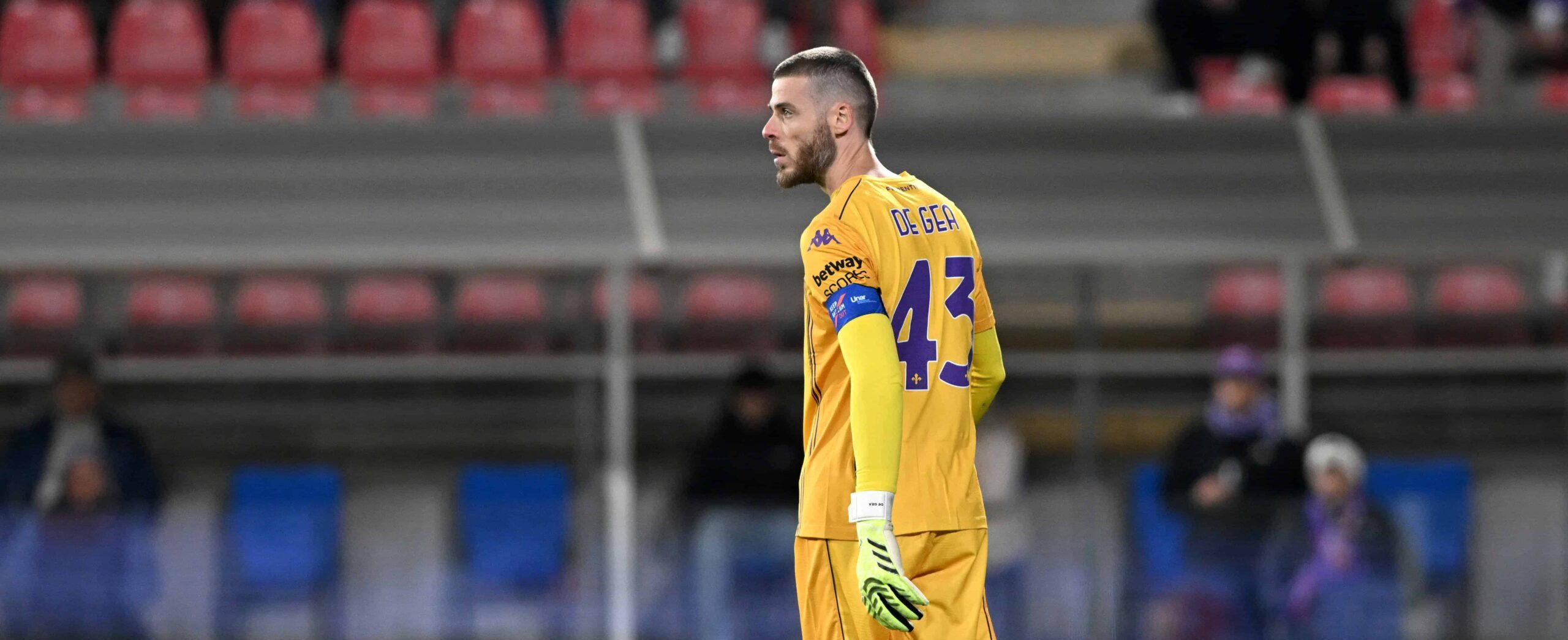 David De Gea in action for Fiorentina in 2026
