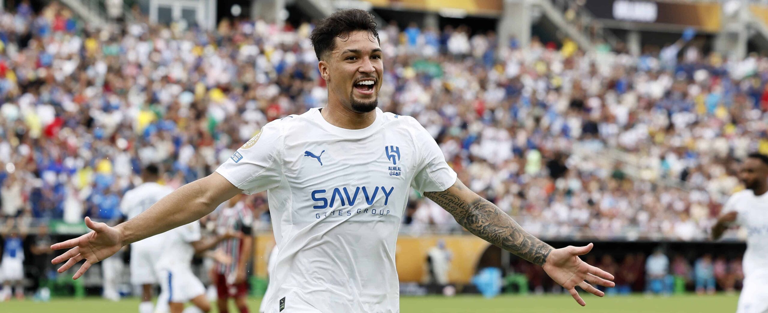 Marcos Leonardo in action for Al Hilal