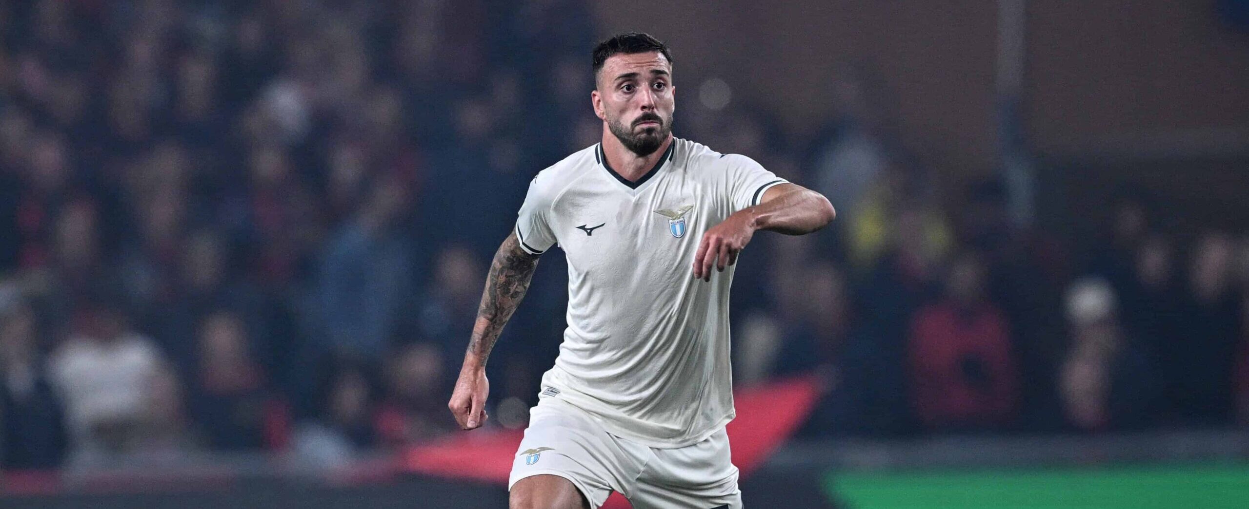 Mario Gila in action for Lazio in 2025