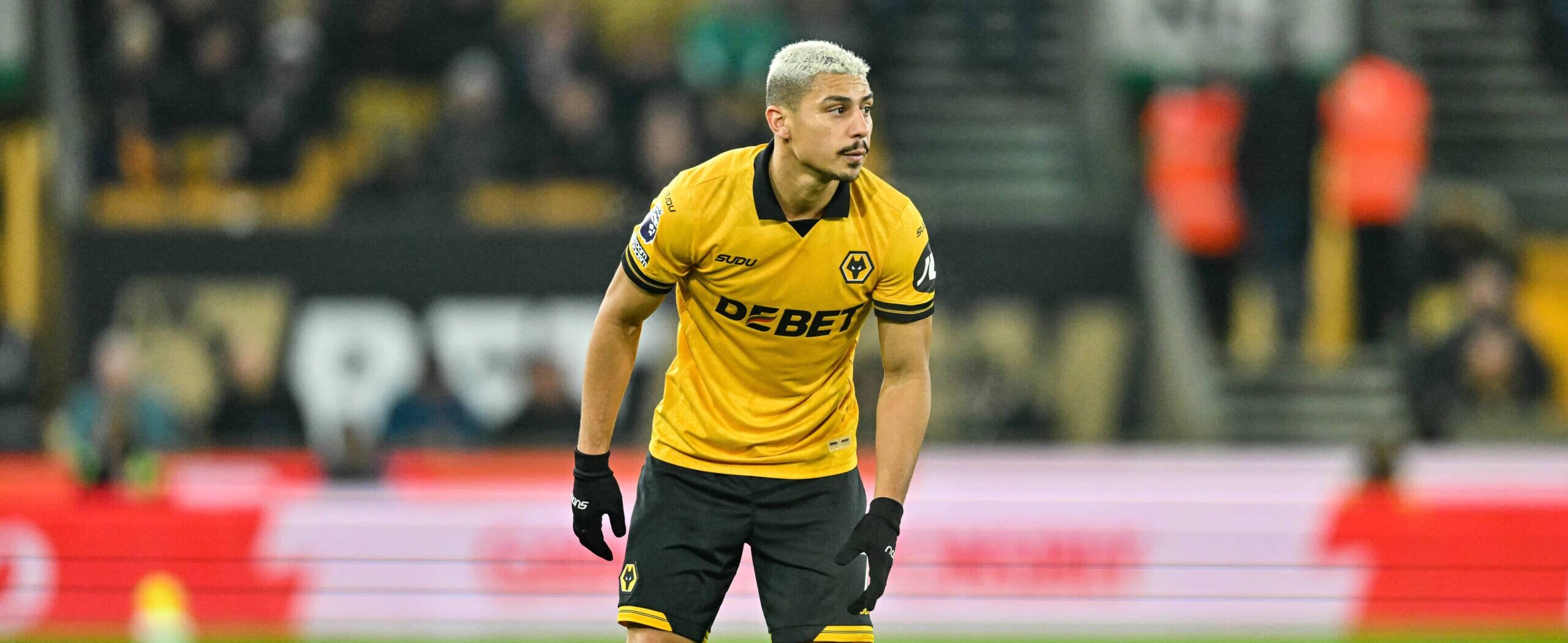 Andre in action for Wolves