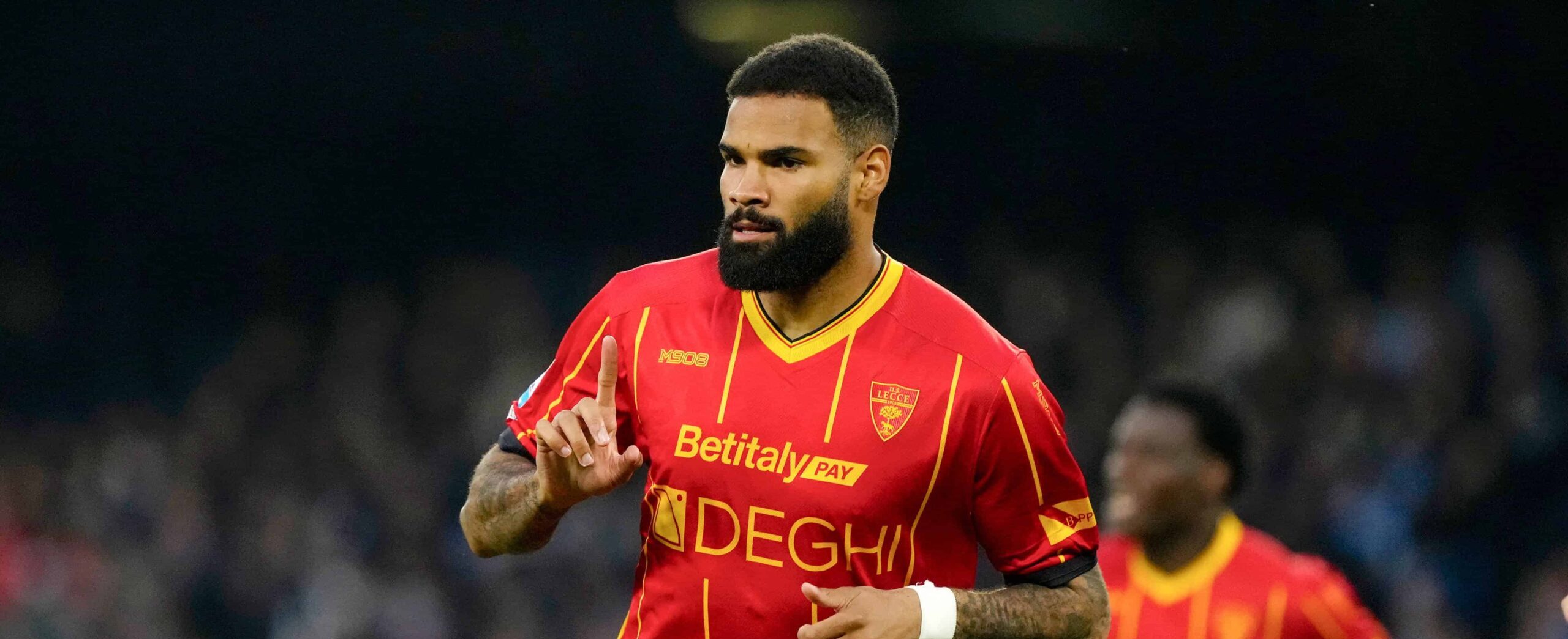 Jamil Siebert in action for Lecce