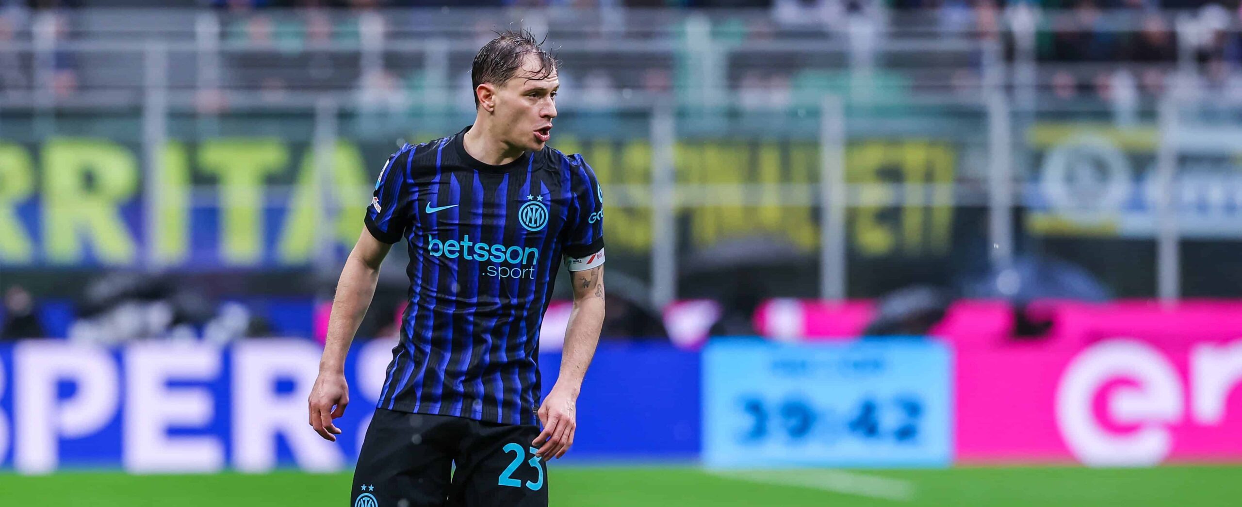 Nicolo Barella in action for Inter in 2026