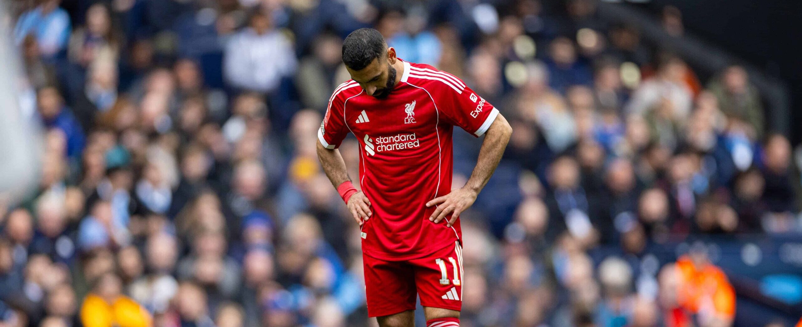 Salah in action for Liverpool in 2026