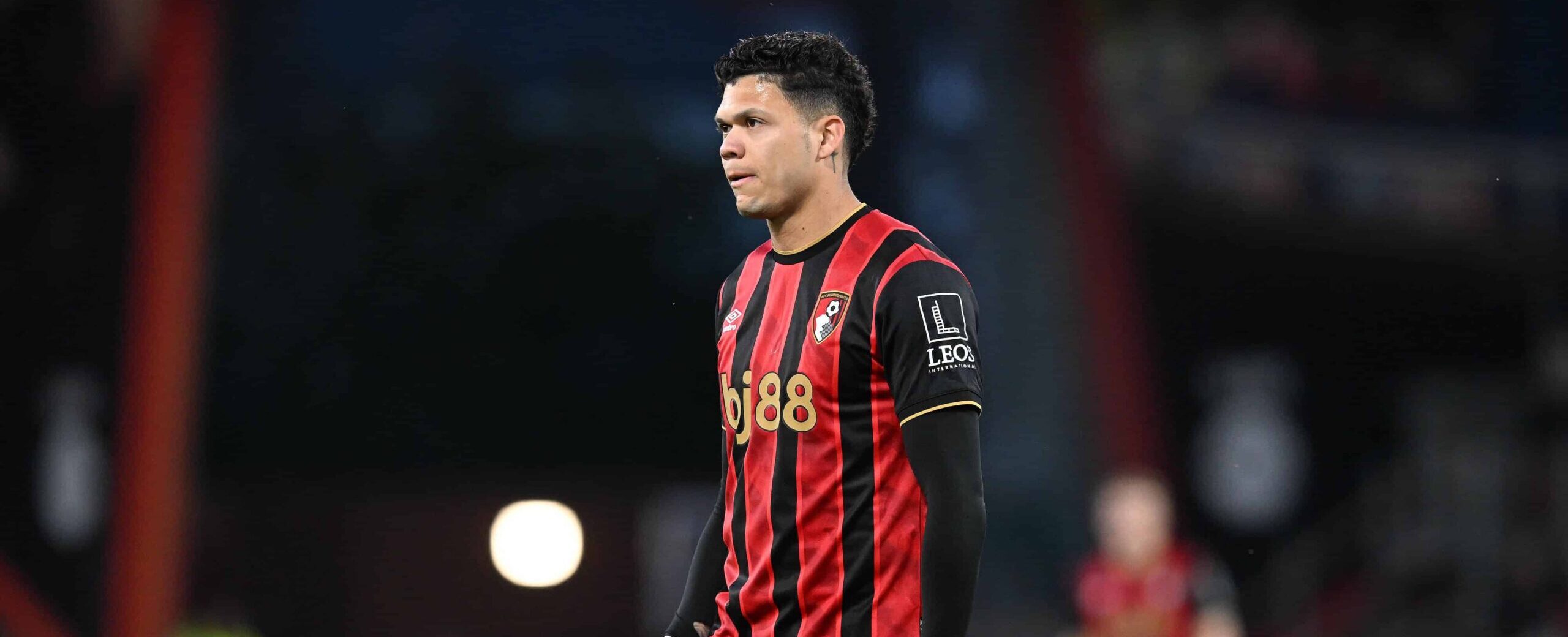 Evanilson in action for Bournemouth in 2026