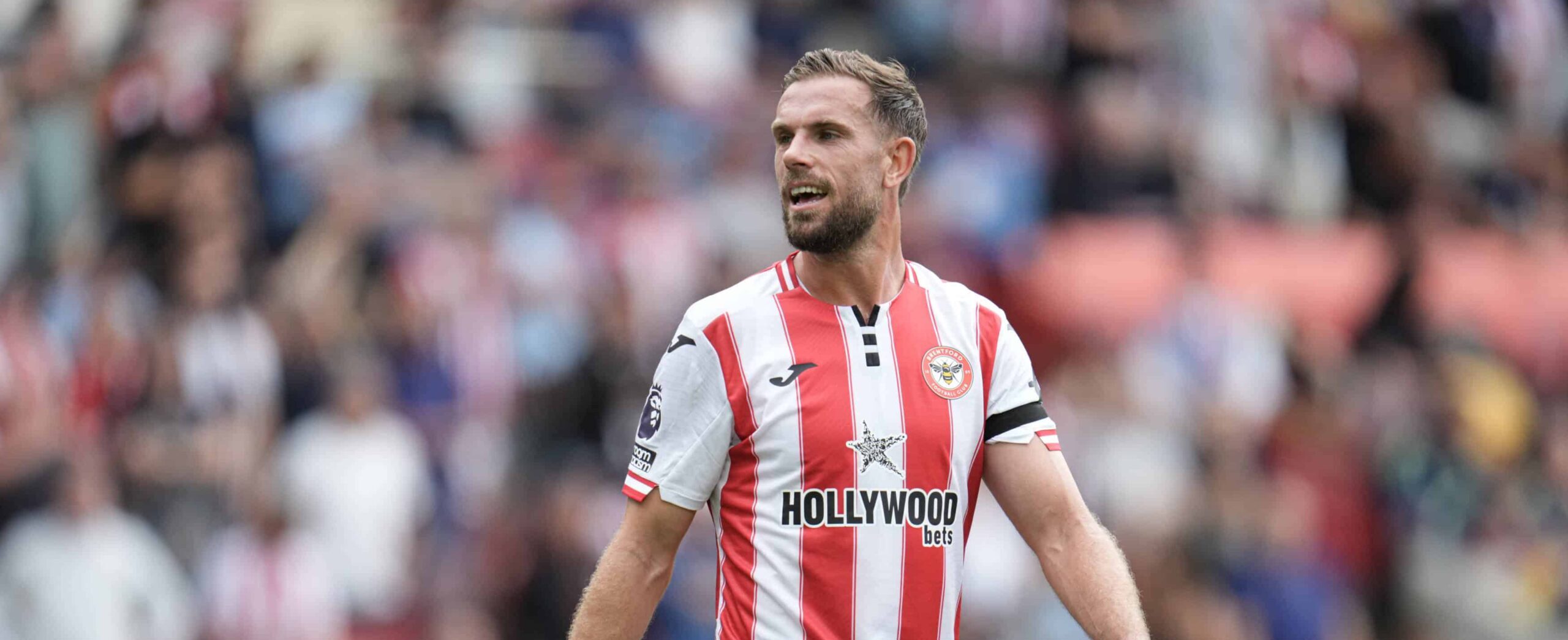 Jordan henderson vs Aston Villa at home for Brentford in 2025
