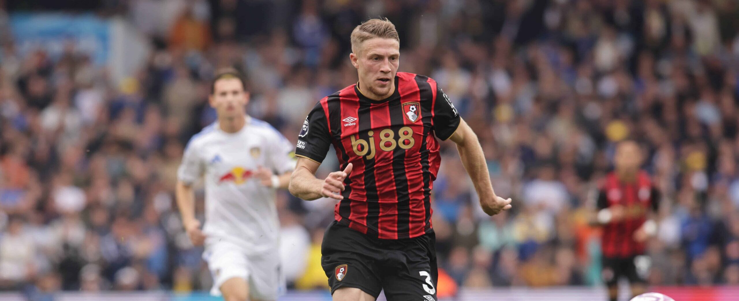 Adrien Truffert in action for Bournemouth in 2025