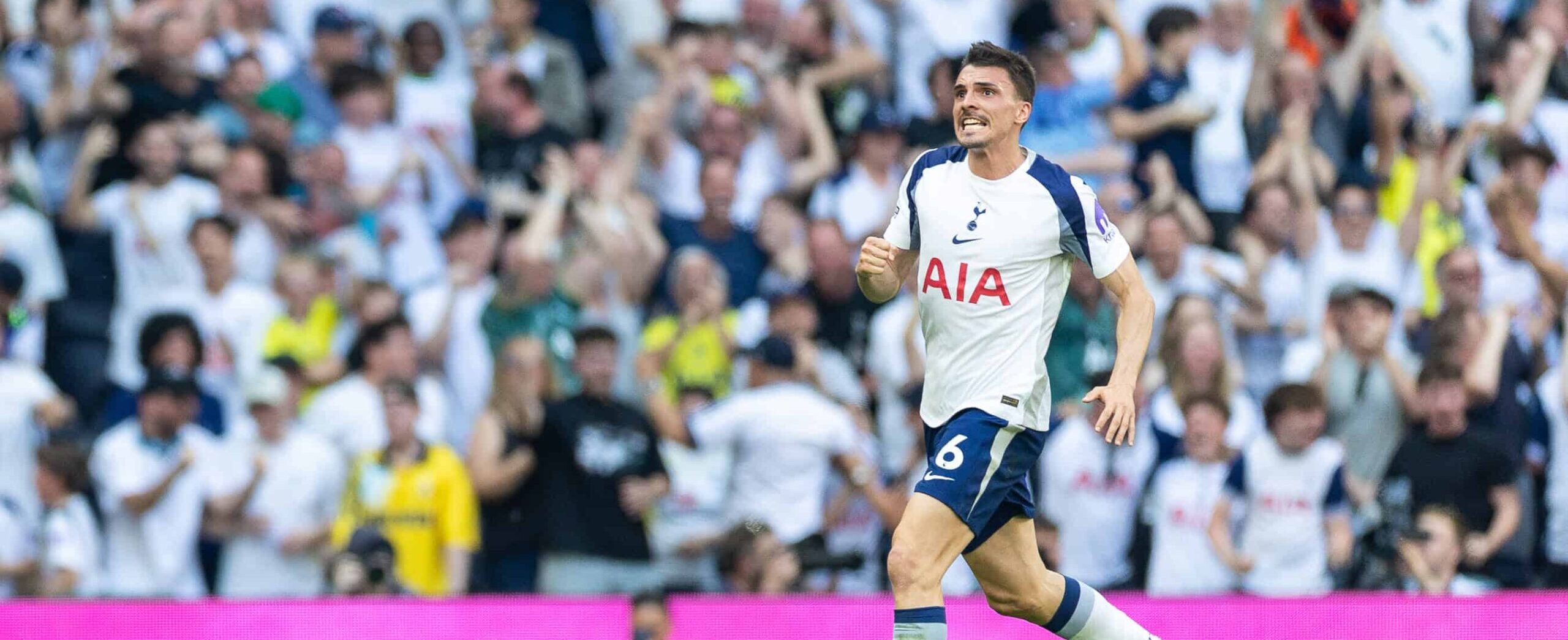 Joao Palhinha in action in 2026 against Everton
