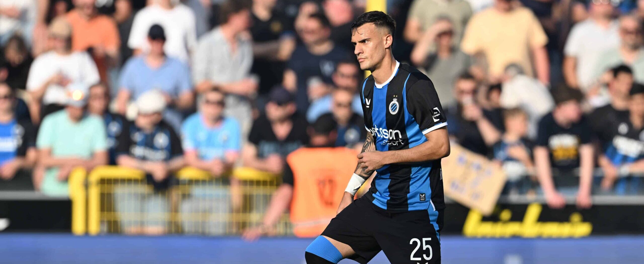 Aleksandar Stankovic in action for Club Brugge in 2026