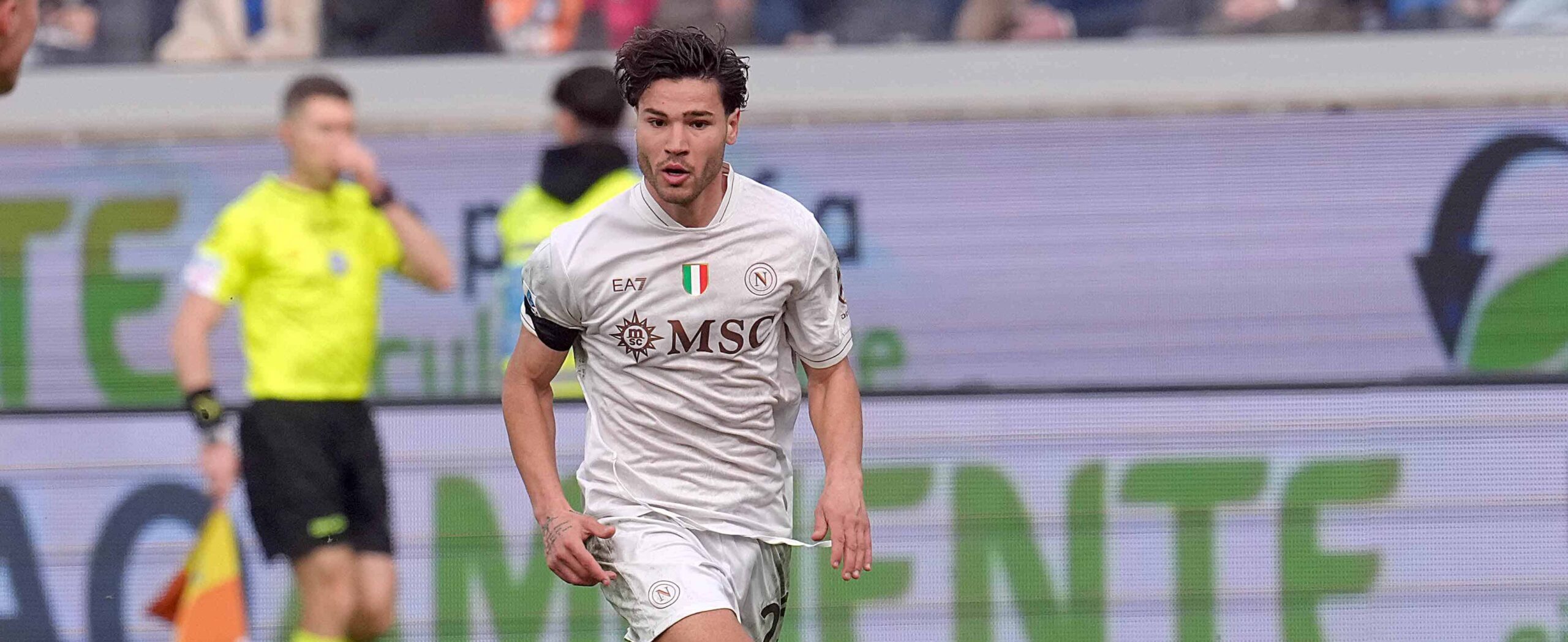 Antonio Vergara in action for Napoli in 2026
