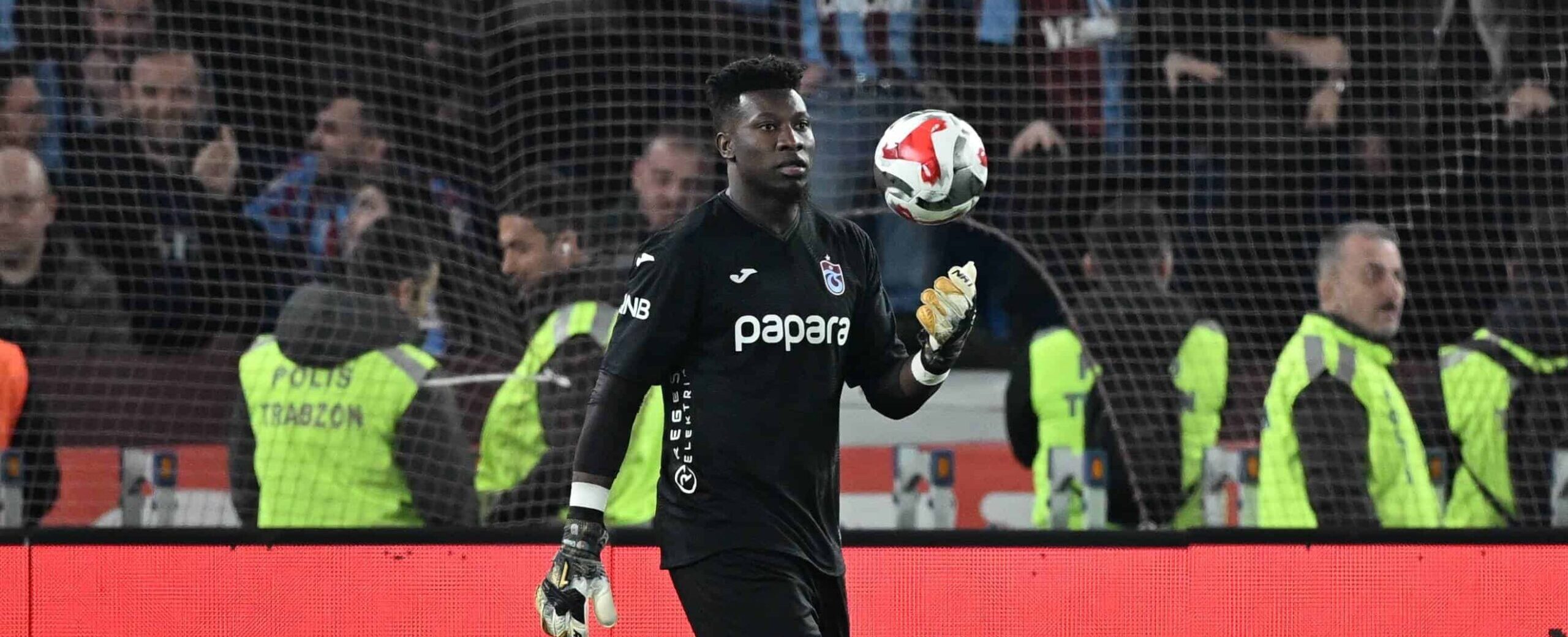 Andre Onana in action for Trabzon in 2026