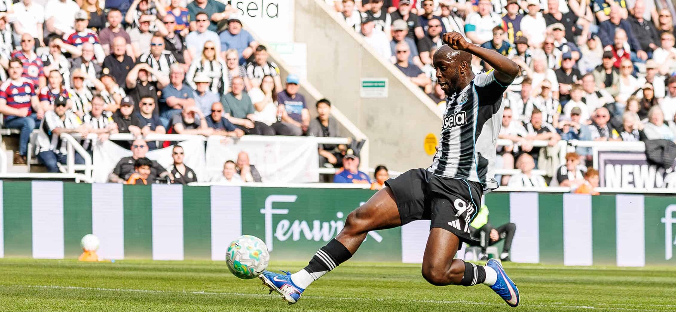 Yoane Wissa in action for Newcastle United in 2026