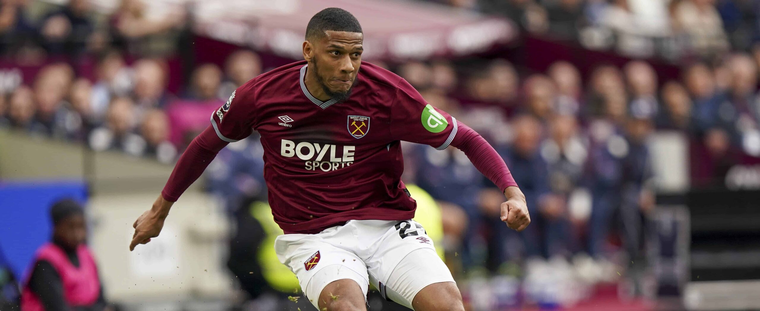 Todibo in action for West Ham 2026