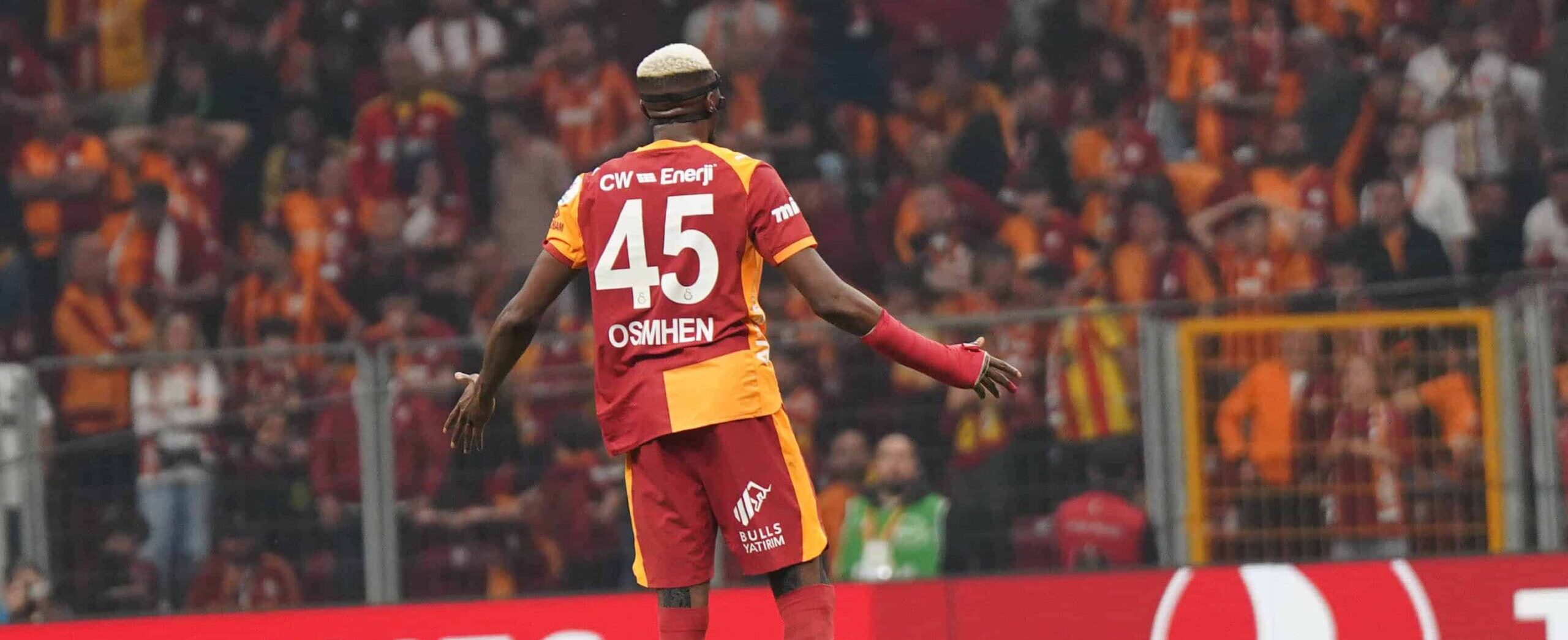 Victor Osimhen in action for Galatasaray in 2026