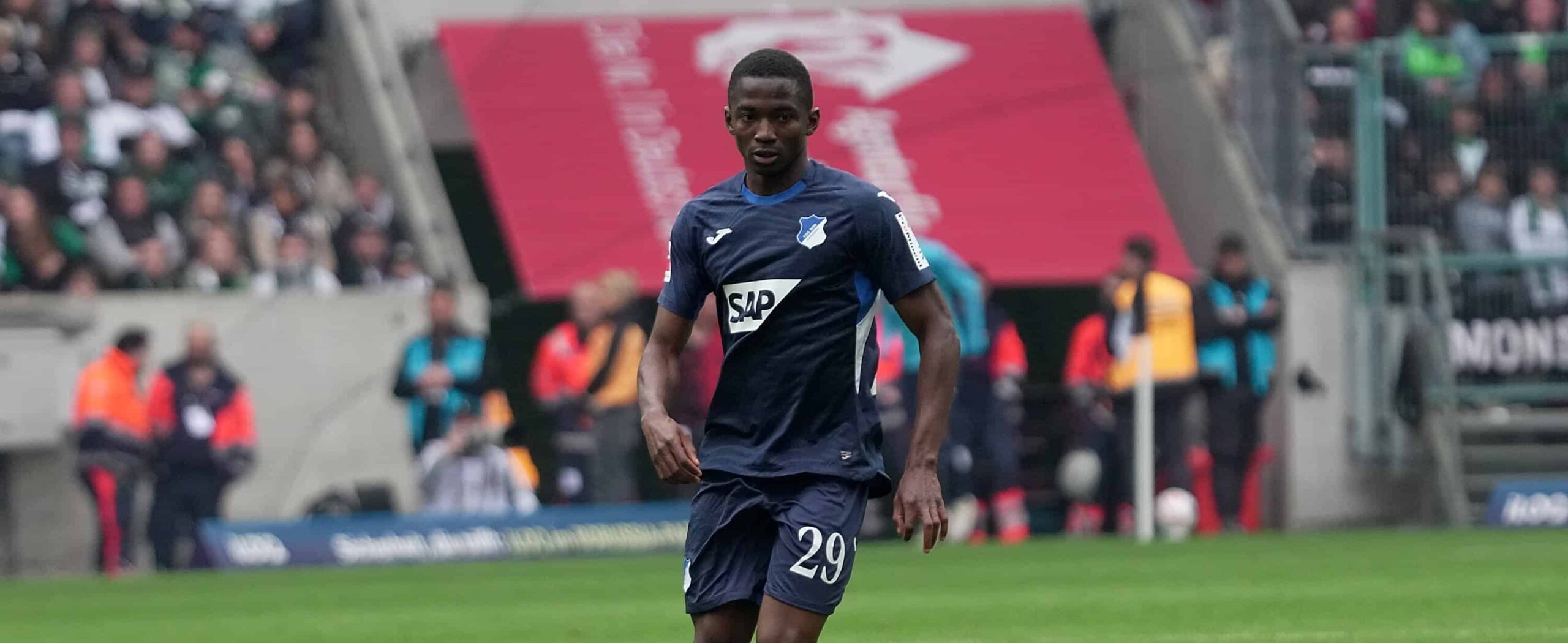 Bazoumana Toure in action for Hoffenheim in 2026