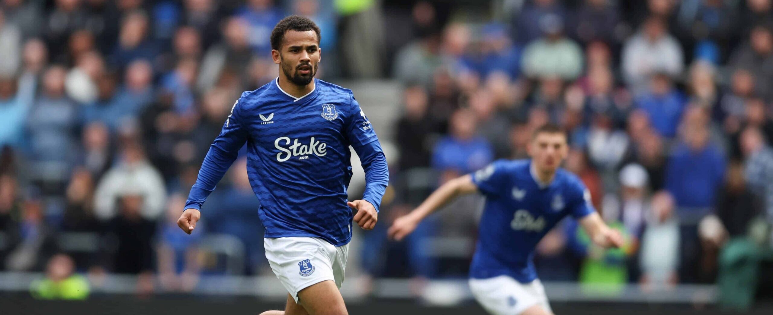 Iliman Ndiaye in action for Everton in 2026