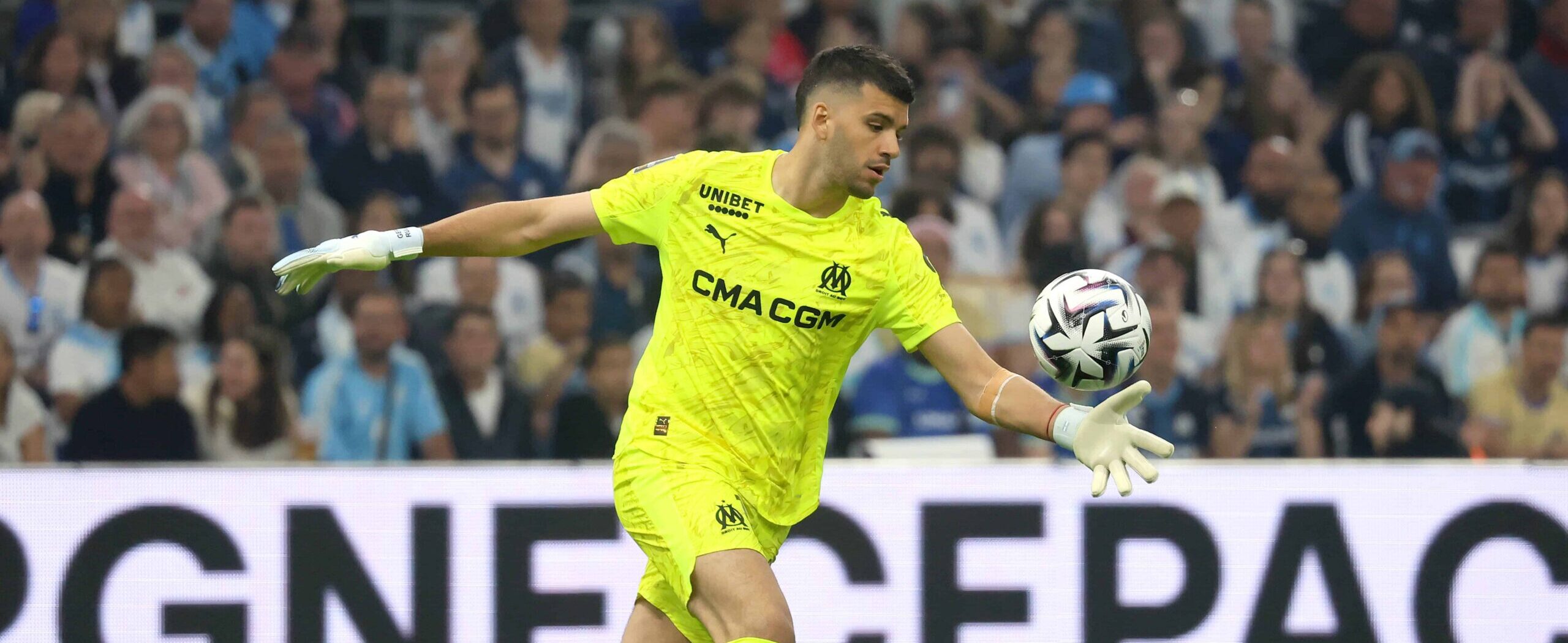 GERONIMO RULLI in action for Marseille in 2026