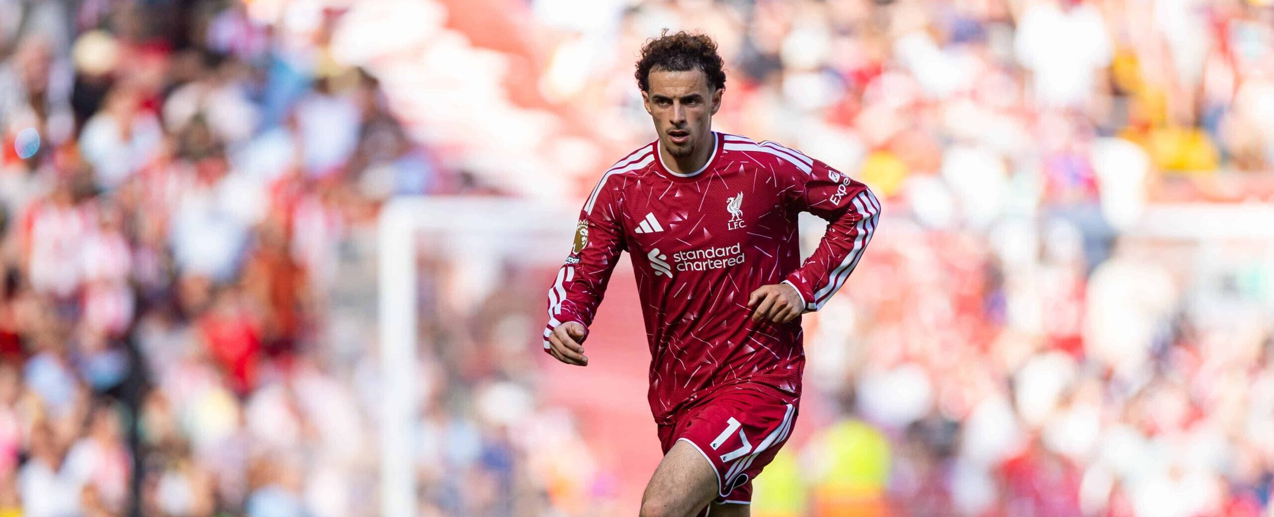Curtis Jones in action for Liverpool in 2026
