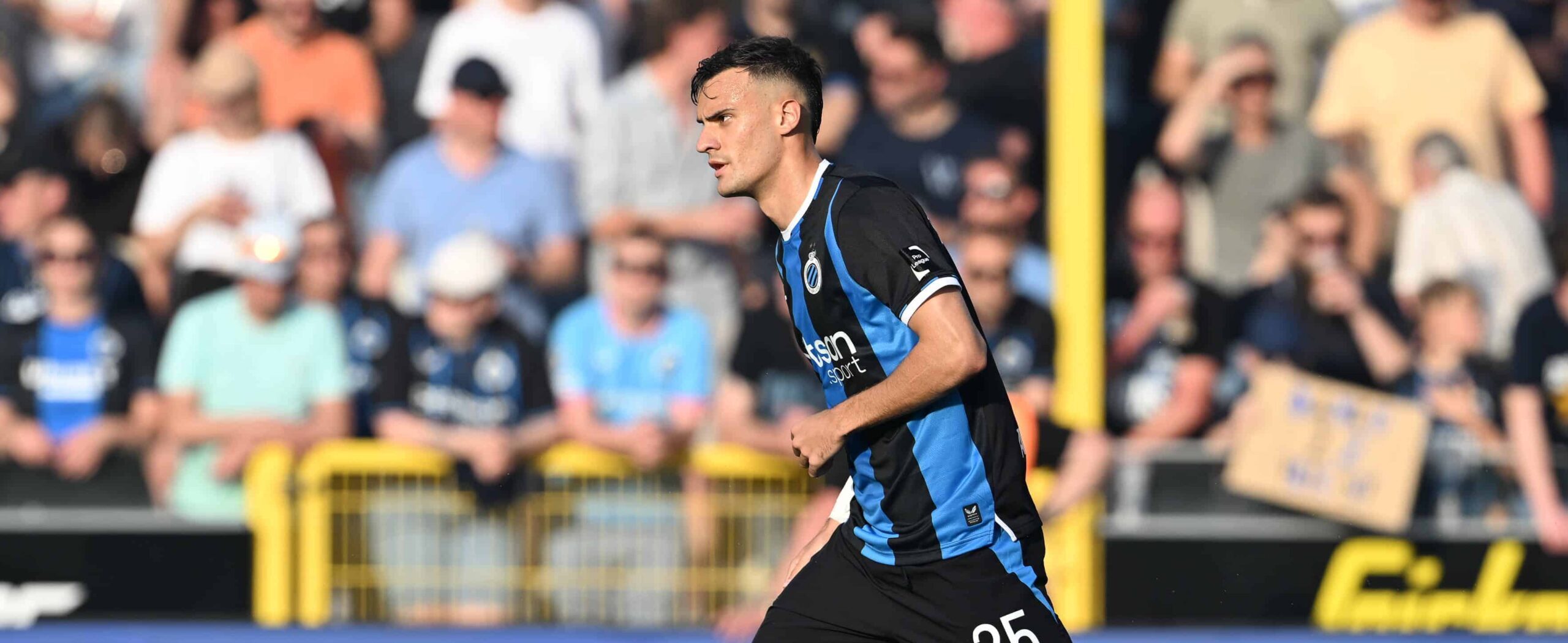 Aleksandar Stankovic in action for Club Brugge in 2026