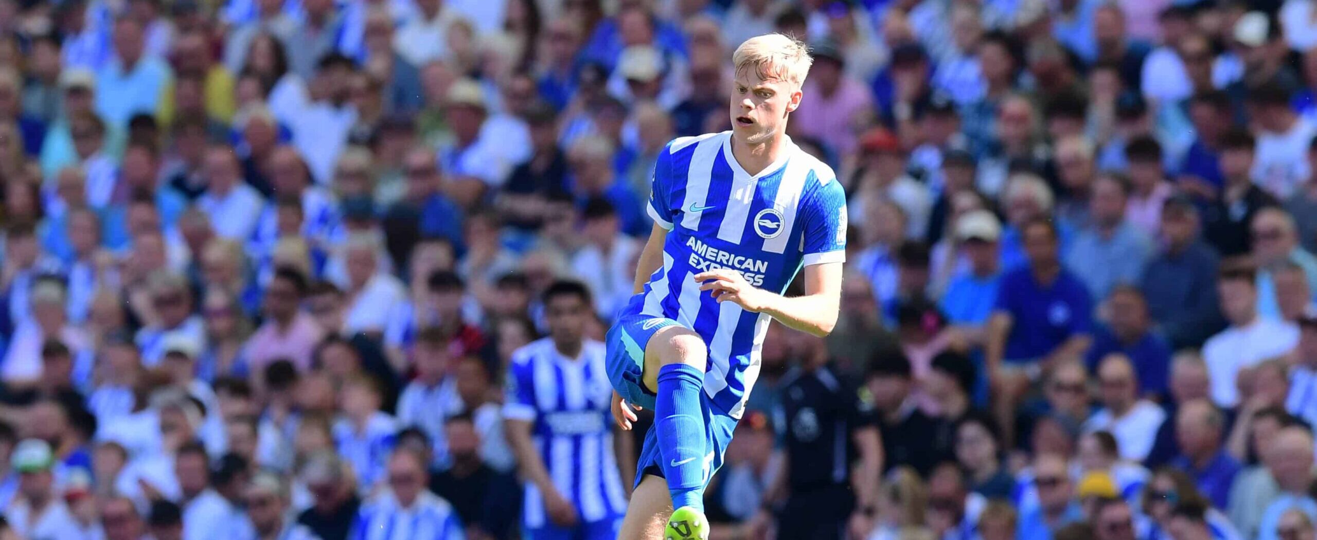 Jan Paul van Hecke in action for Brighton in 2026