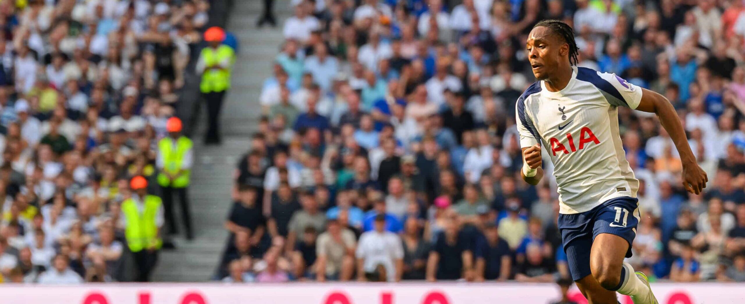 Mathys Tel in action for Spurs in 2026
