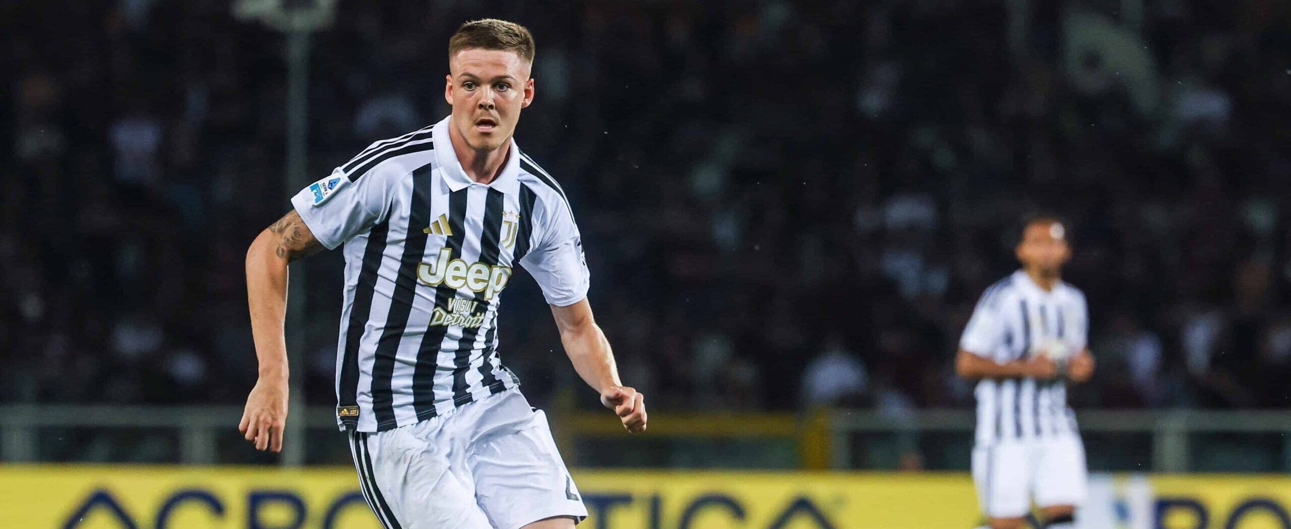 Emil Holm in action for Juventus in 2026
