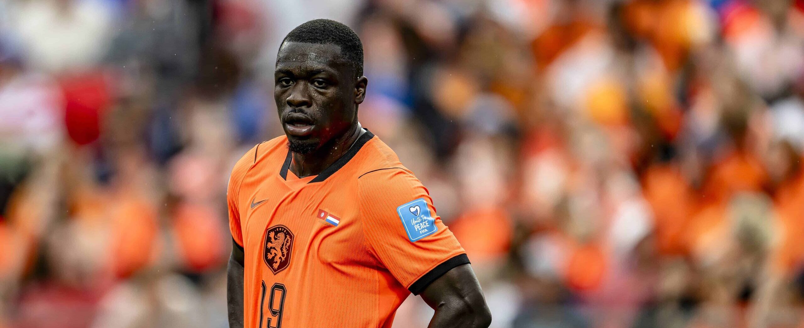 Brian Brobbey in action for Netherlands at the World Cup 2026
