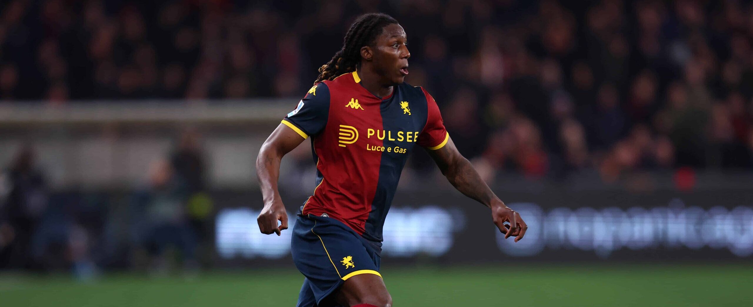 Brooke Norton-Cuffy in action for Genoa in 2026