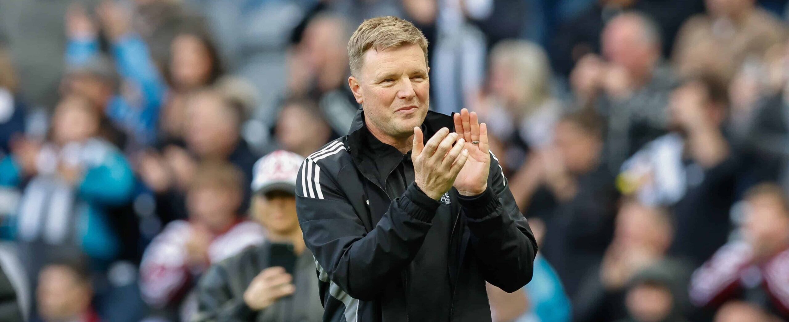 Eddie Howe in action for Newcastle United in 2026