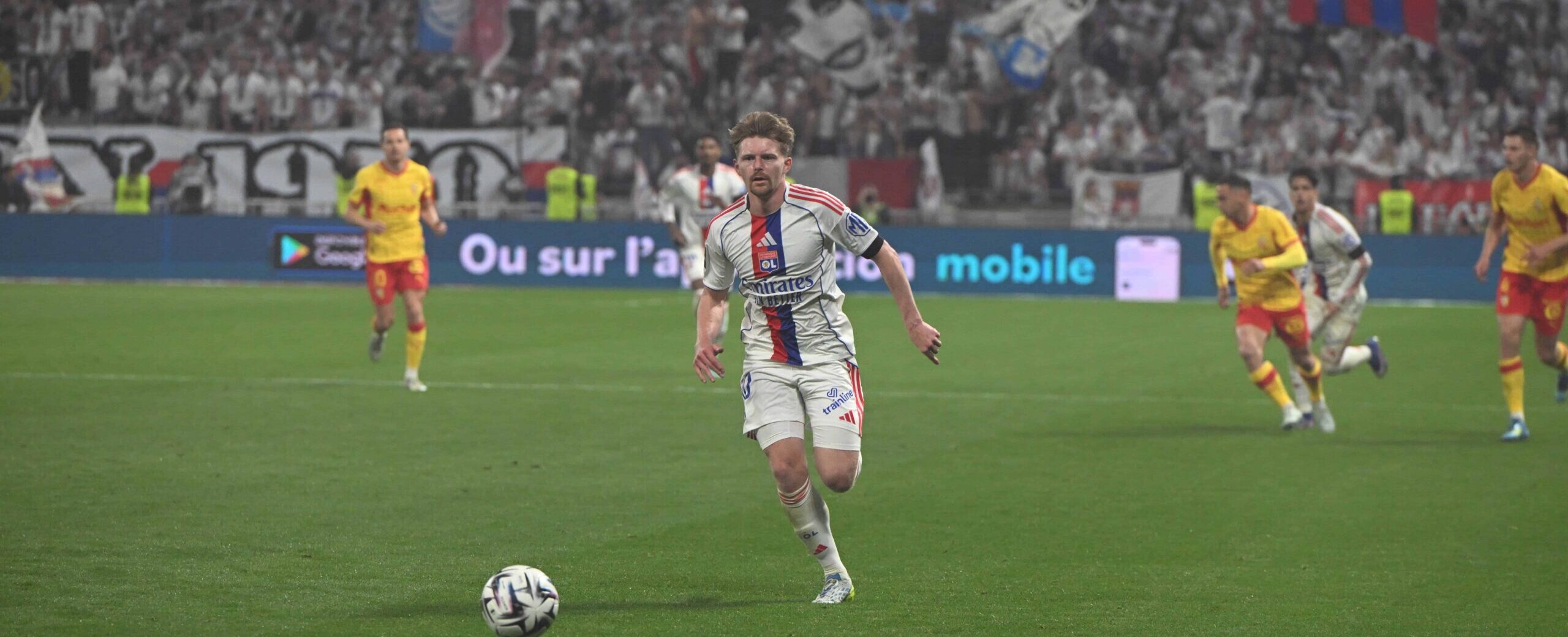 Pavel Sulc in action for Lyon in 2026