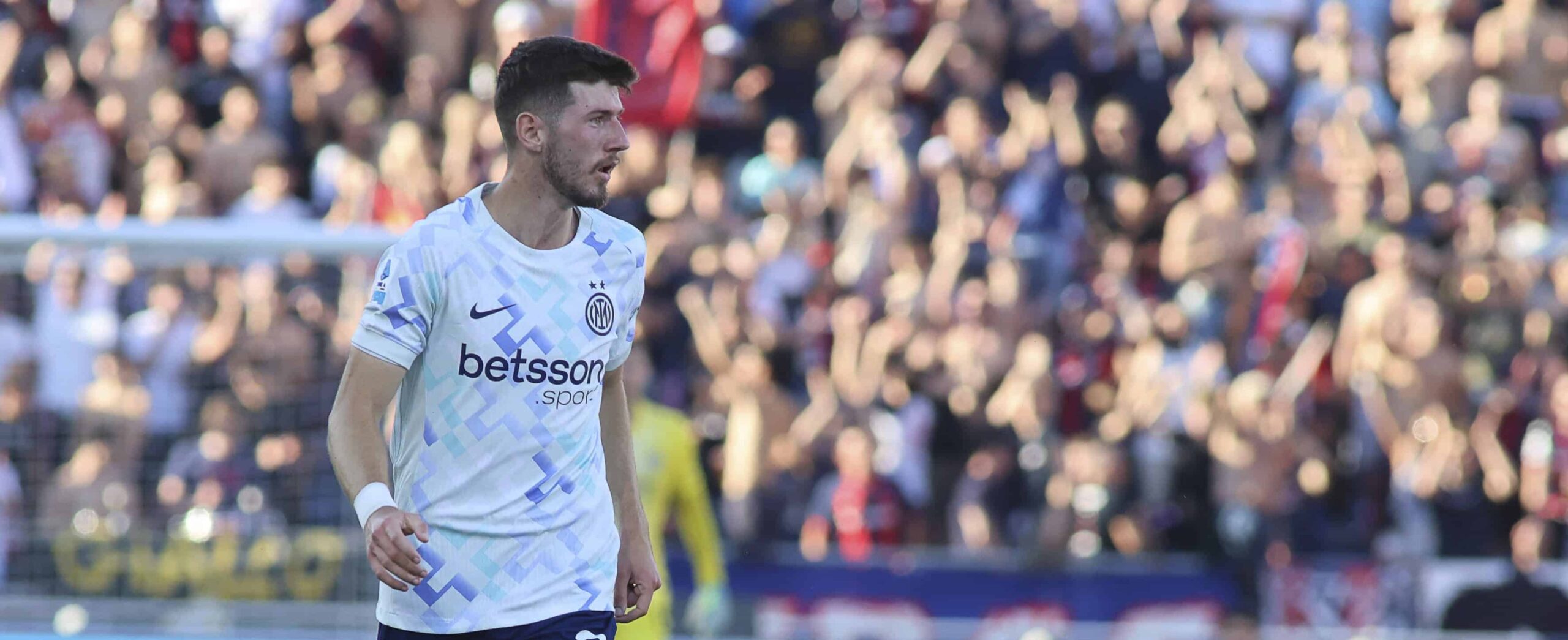Petar Sucic in action for Inter in 2026
