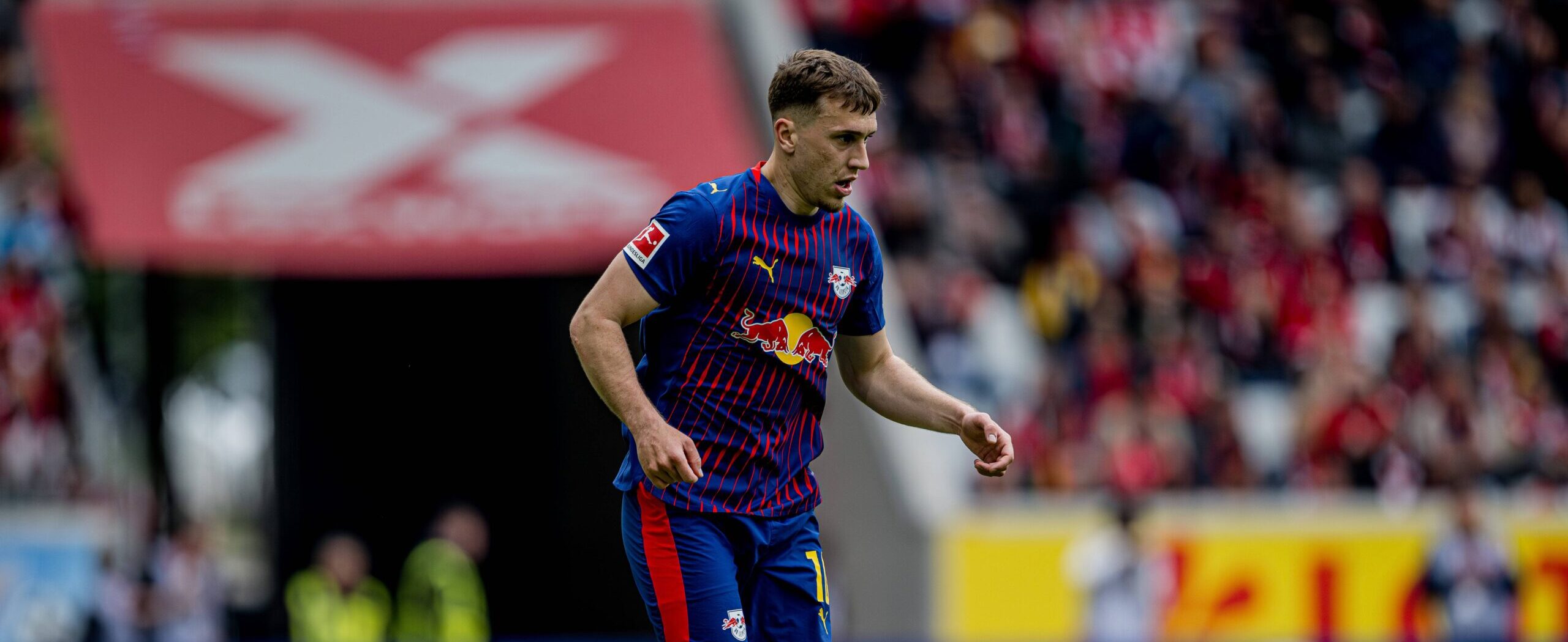 Brajan Gruda in action for Leipzig in 2026