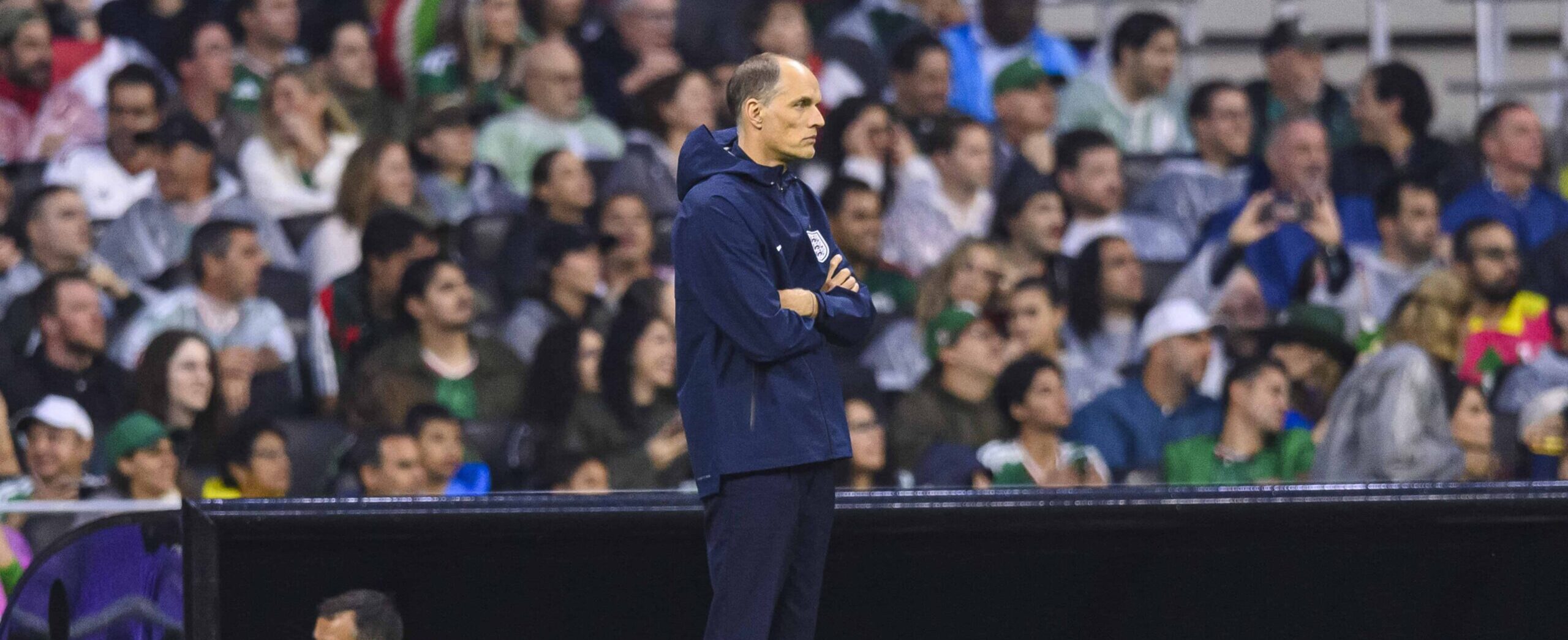 Thomas Tuchel in action for England in 2026