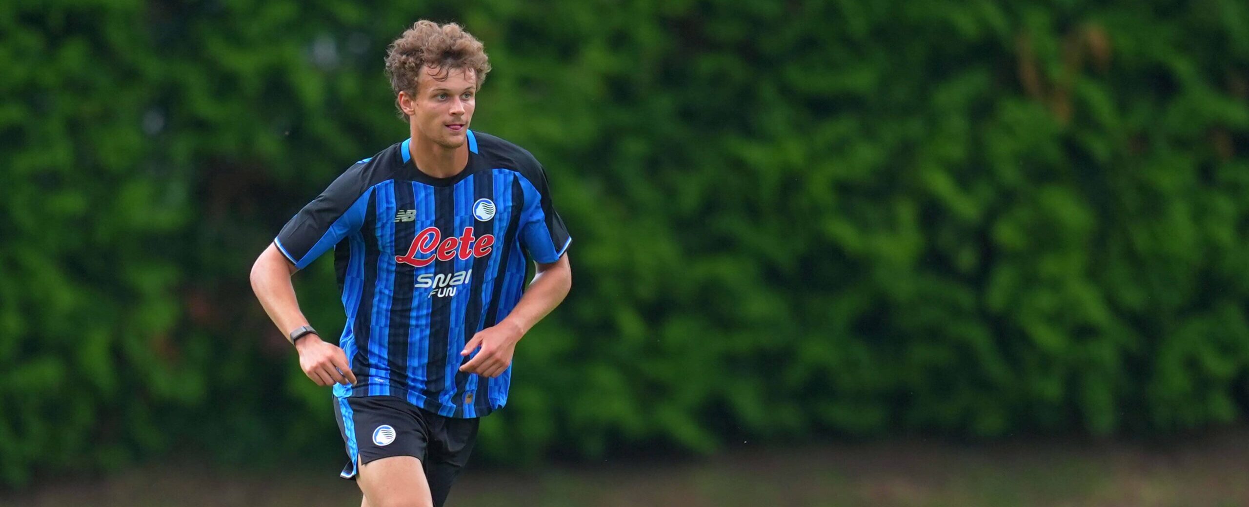Giorgio Scalvini in action for Atalanta in 2026