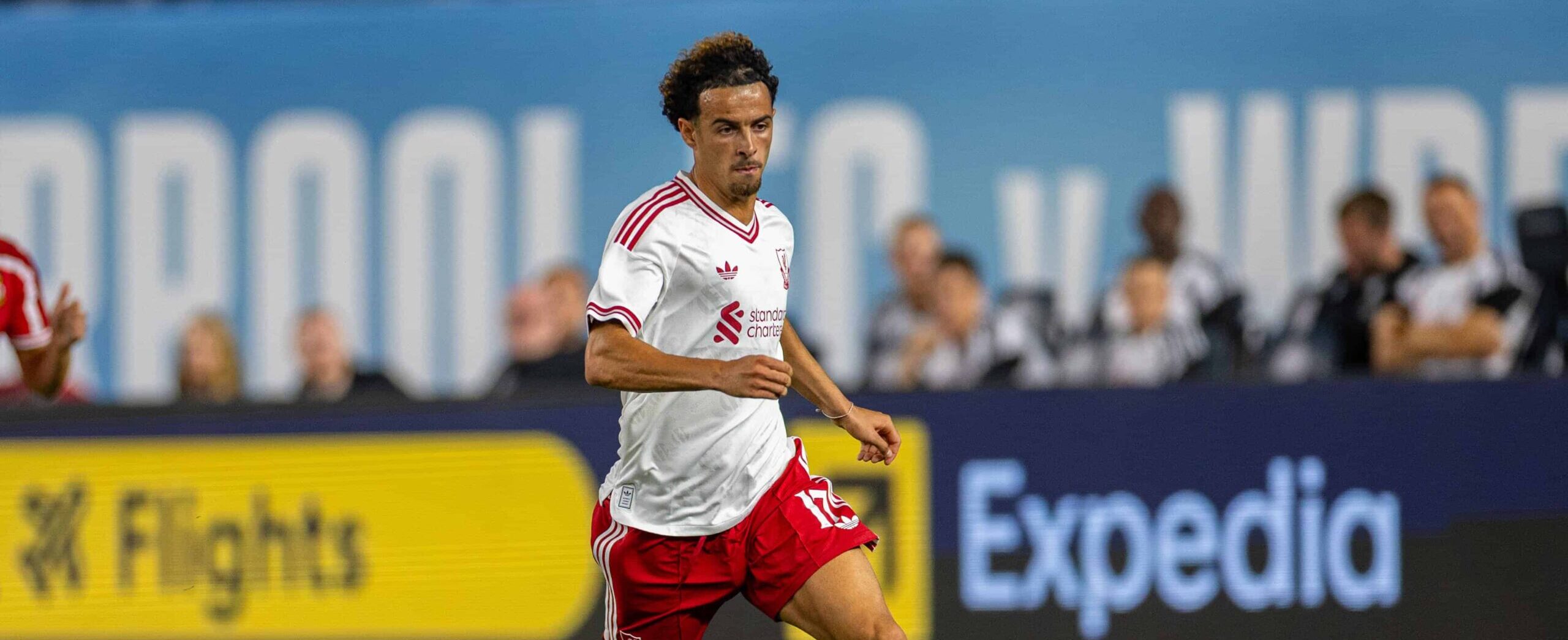 Curtis Jones in action for Liverpool in 2026