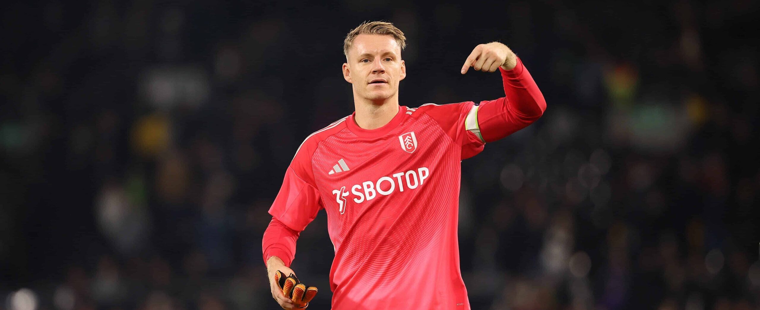 Bernd Leno in action for Fulham in 2025