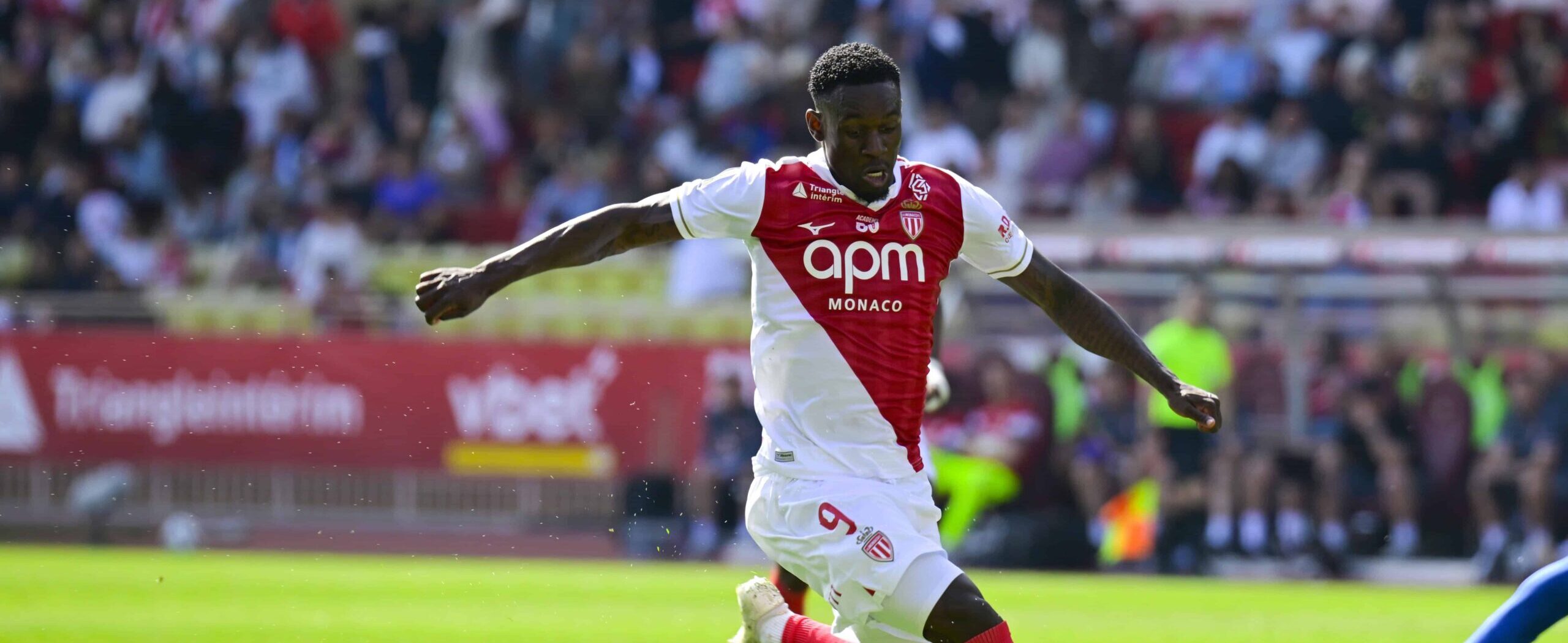 Folarin Balogun in action for Monaco in 2026
