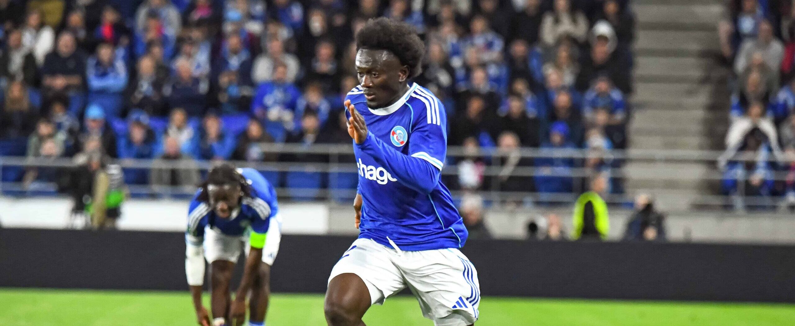 Abdoul Ouattara in action for Strasbourg in 2026