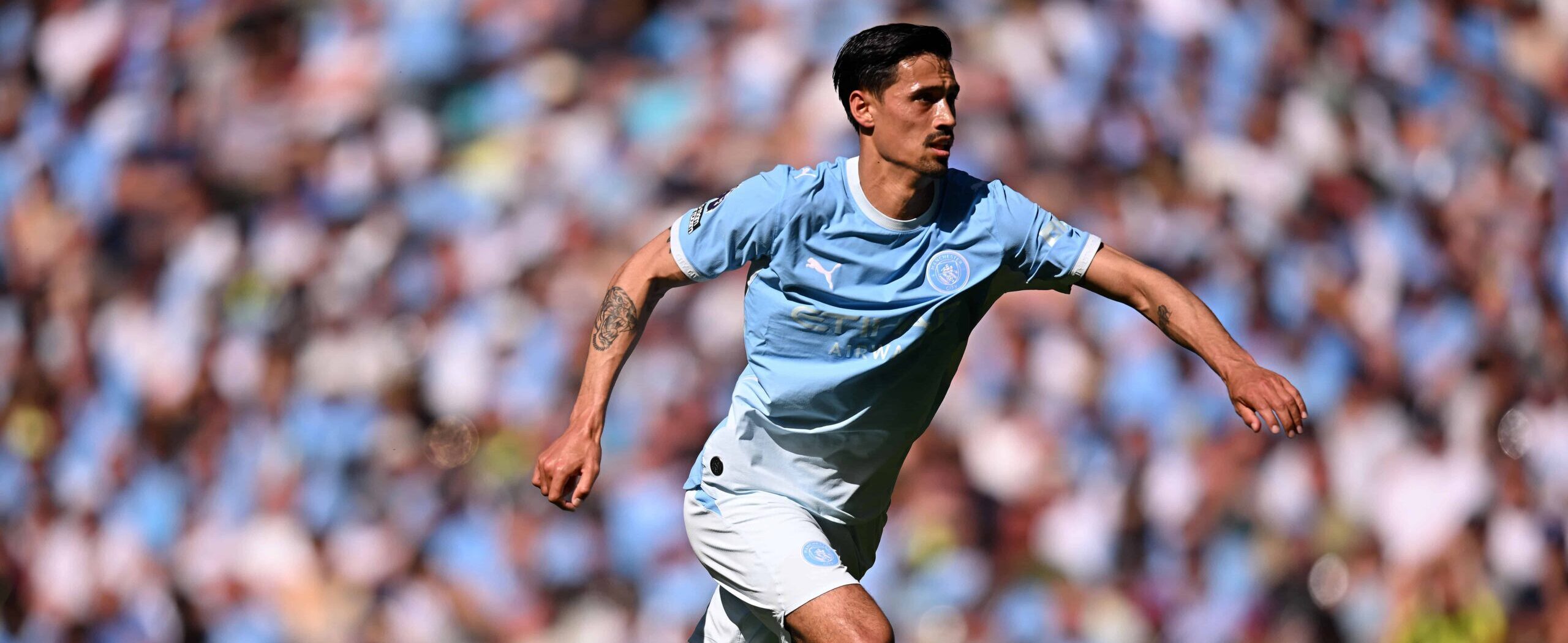Tijjani Reijnders in action for Manchester City in 2026