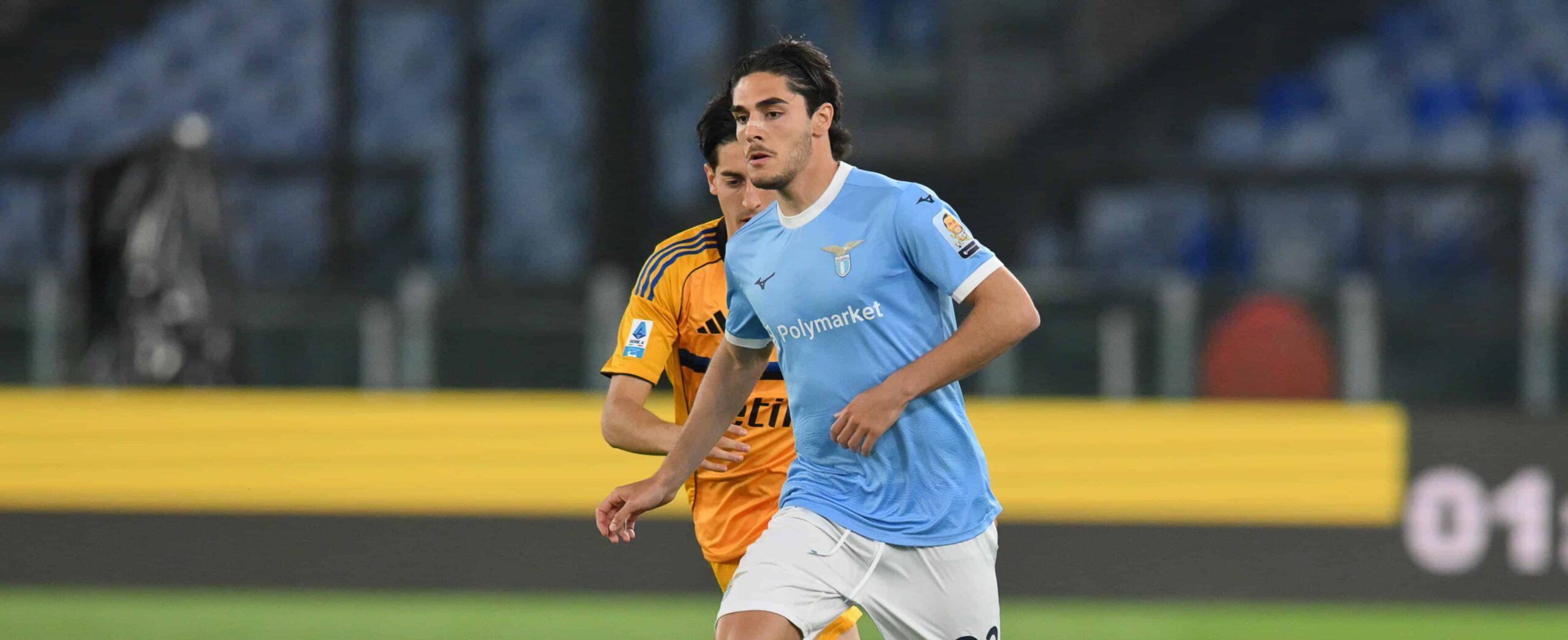 Matteo Cancellieri in action for Lazio in 2026