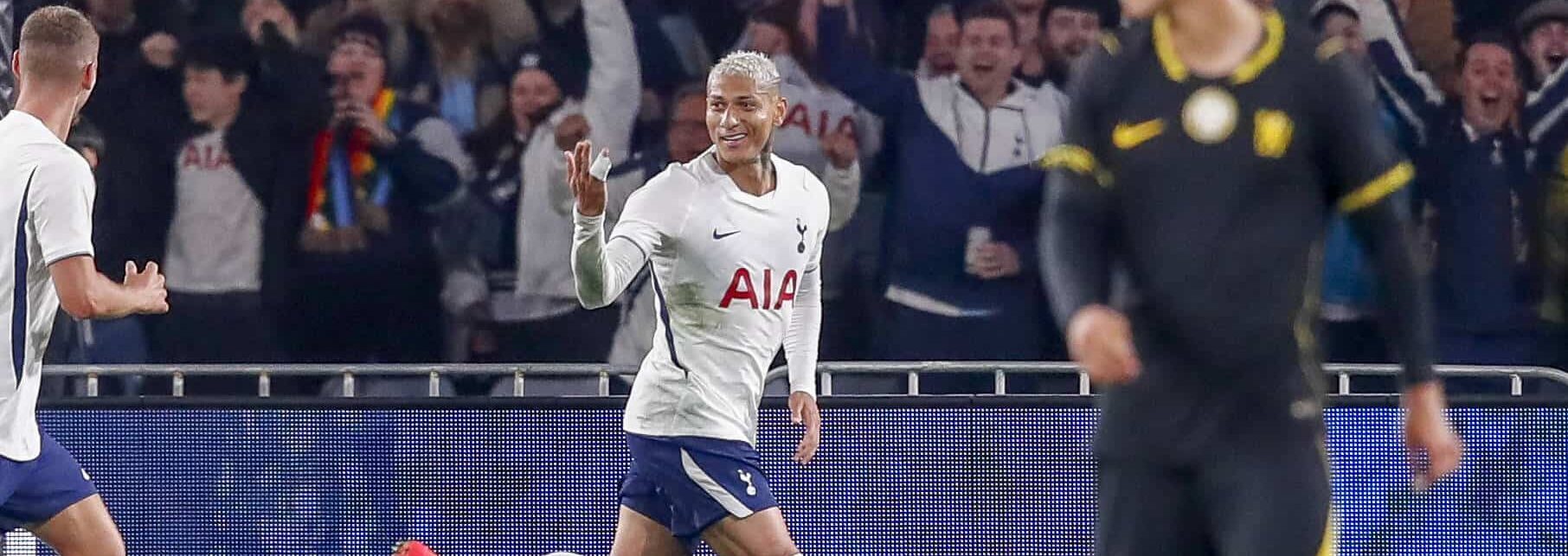 Richarlison in action for Tottenham in 2026