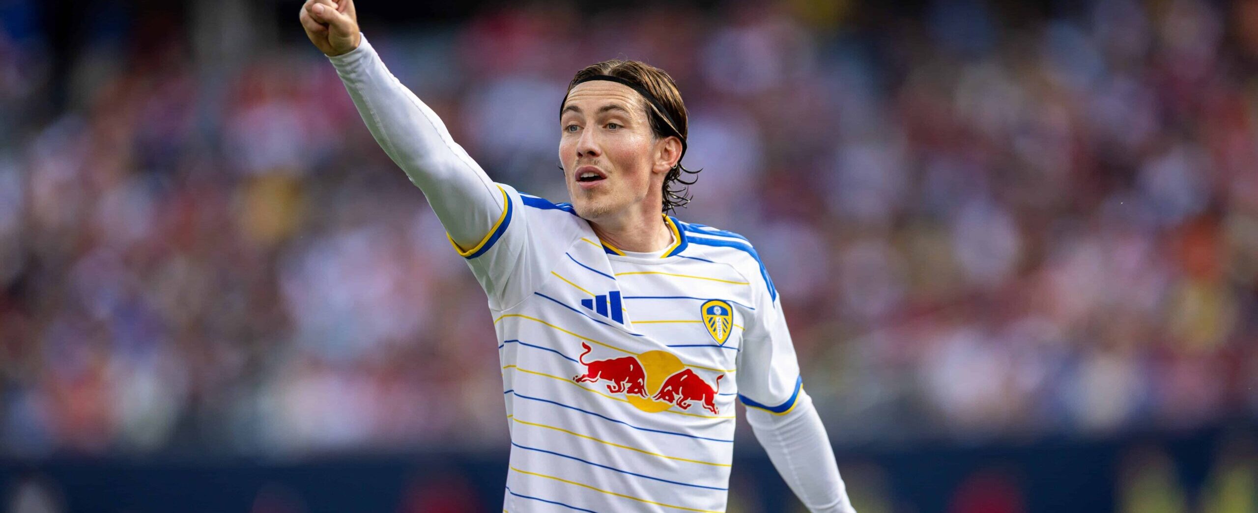 Harry Wilson in action for Leeds United during pre season in 2026