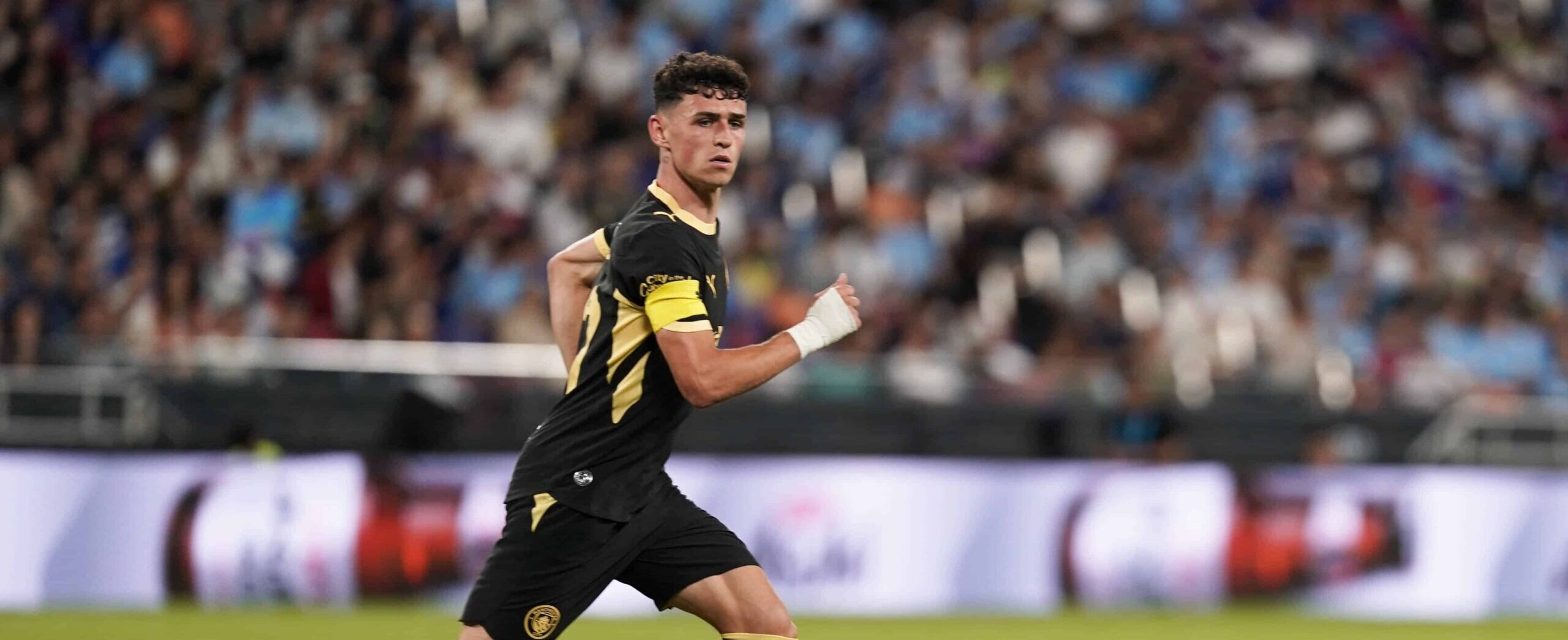 Phil Foden in action for Manchester City in 2026