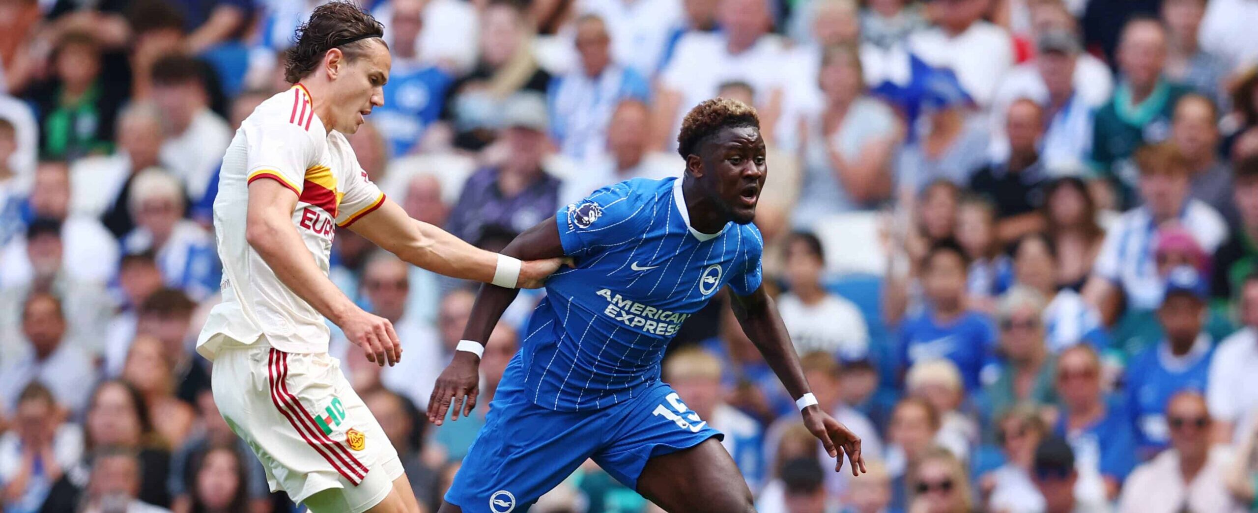 Ibrahim Osman in action for Brighton in 2026