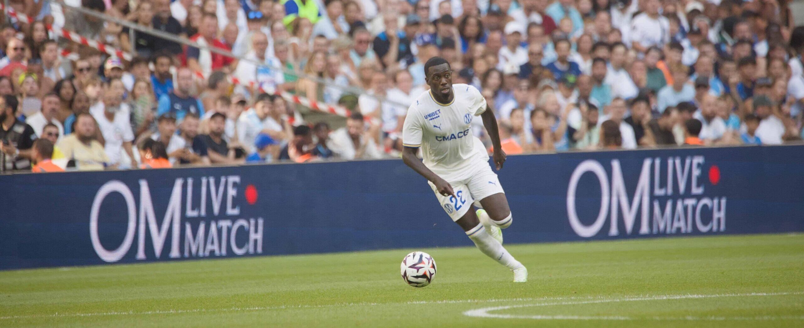 Timothy Weah in action for Marseille in 2026