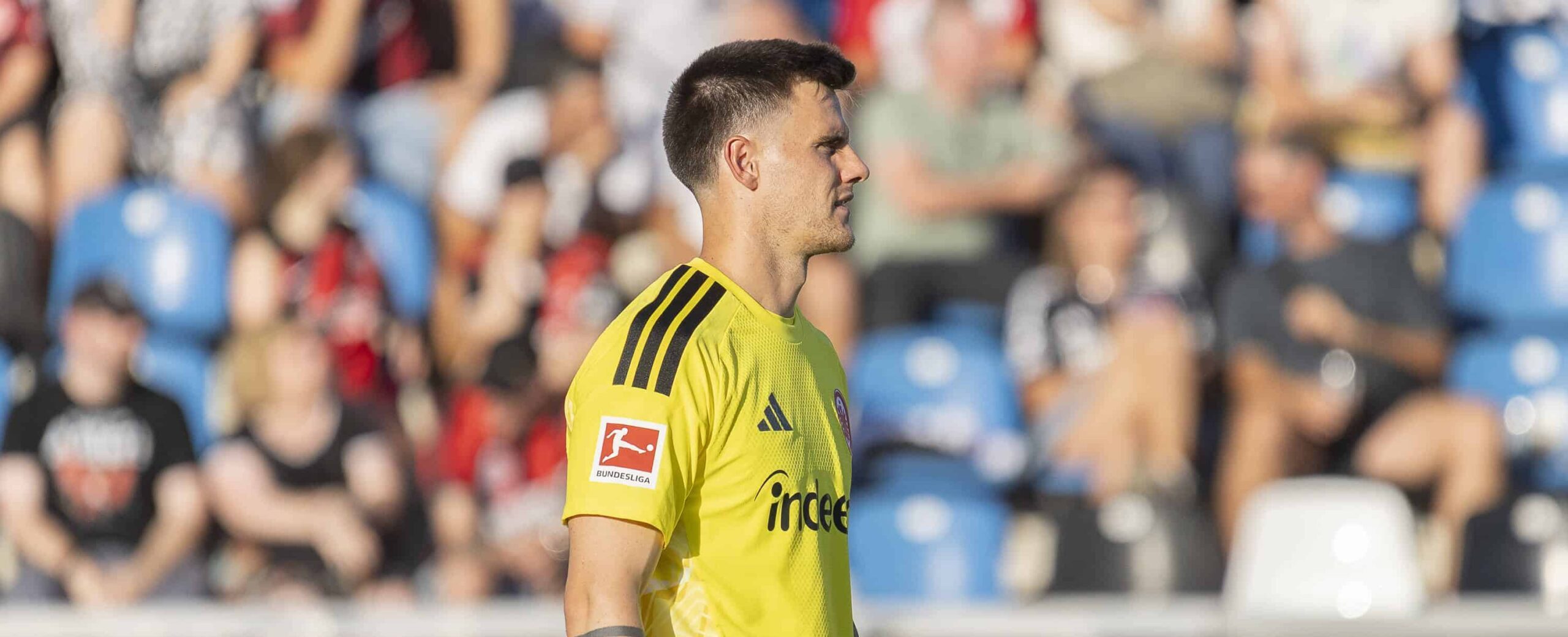 Michael Zetterer in action for Frankfurt in 2026
